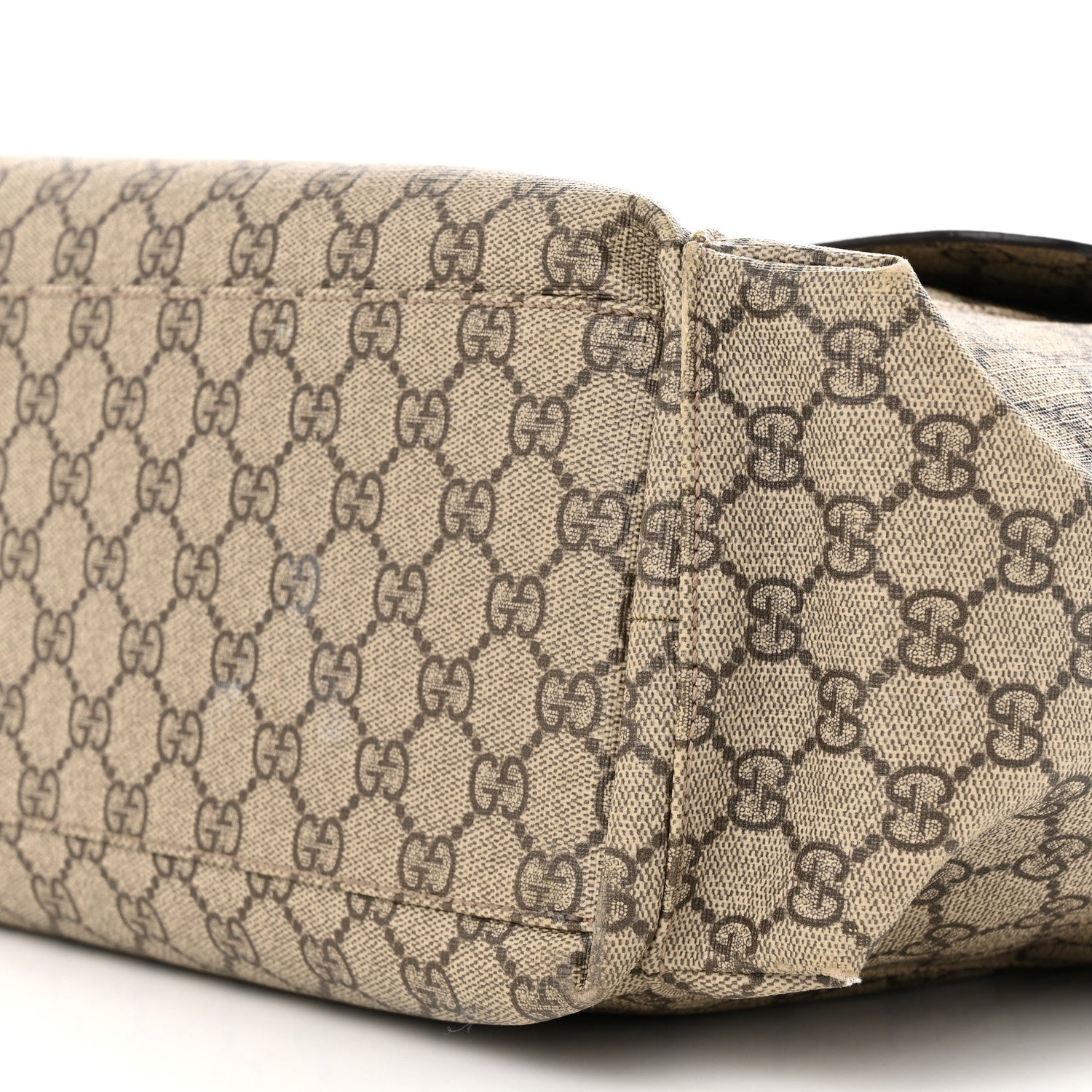 Gucci GG Plus Monogram Messenger Diaper Bag Dark Brown 11 of 14