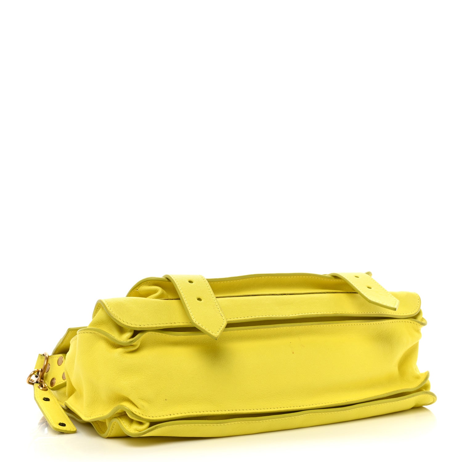 Proenza Schouler Lambskin Medium PS1 Satchel Citron 4 of 19