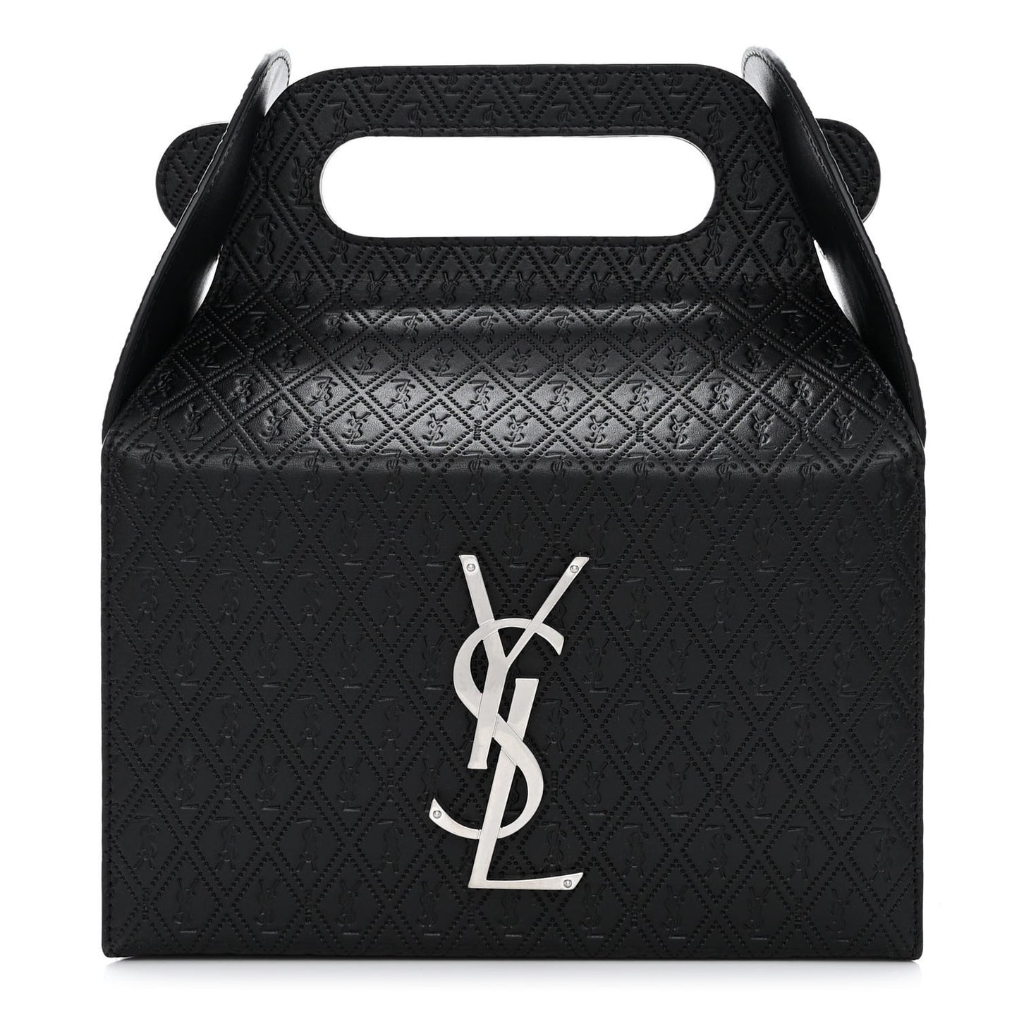 Calfskin Monogram Take Away Box Black