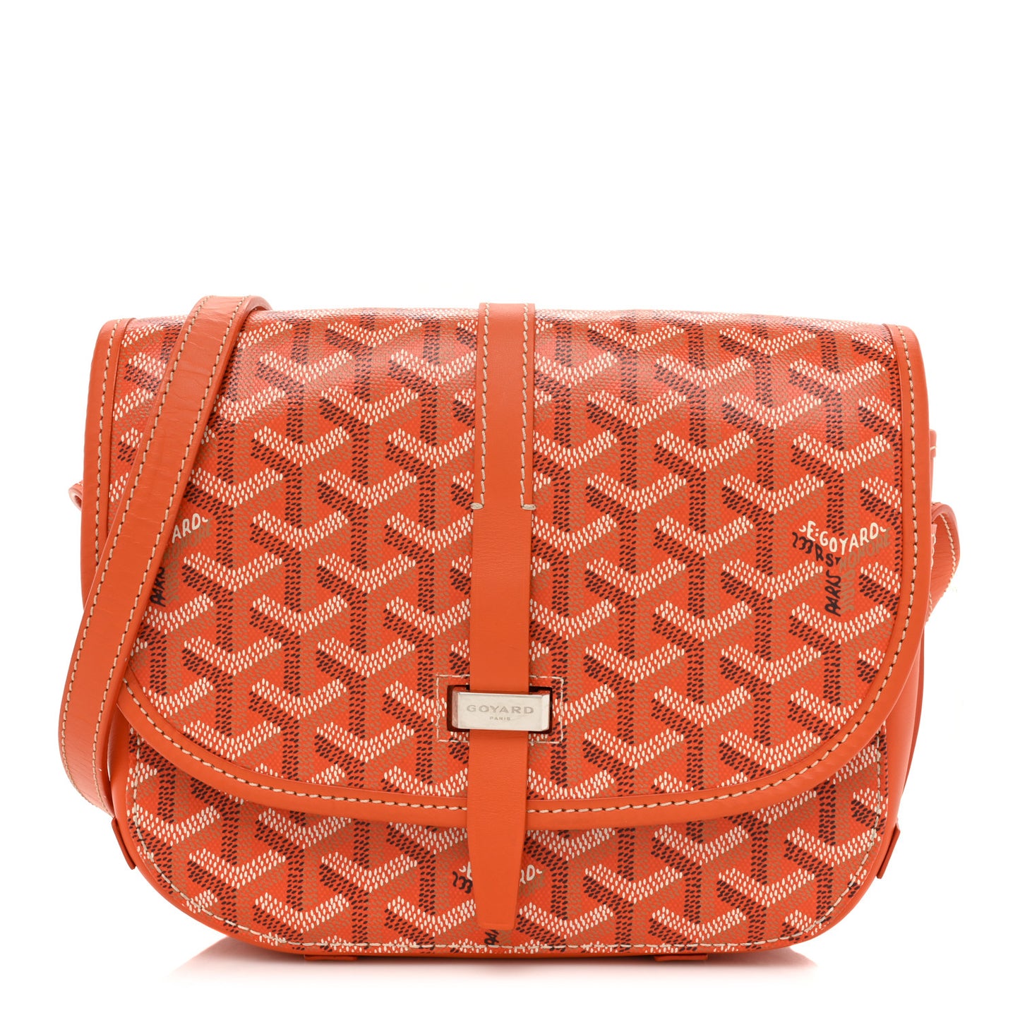 Goyardine Belvedere II PM Messenger Bag Orange