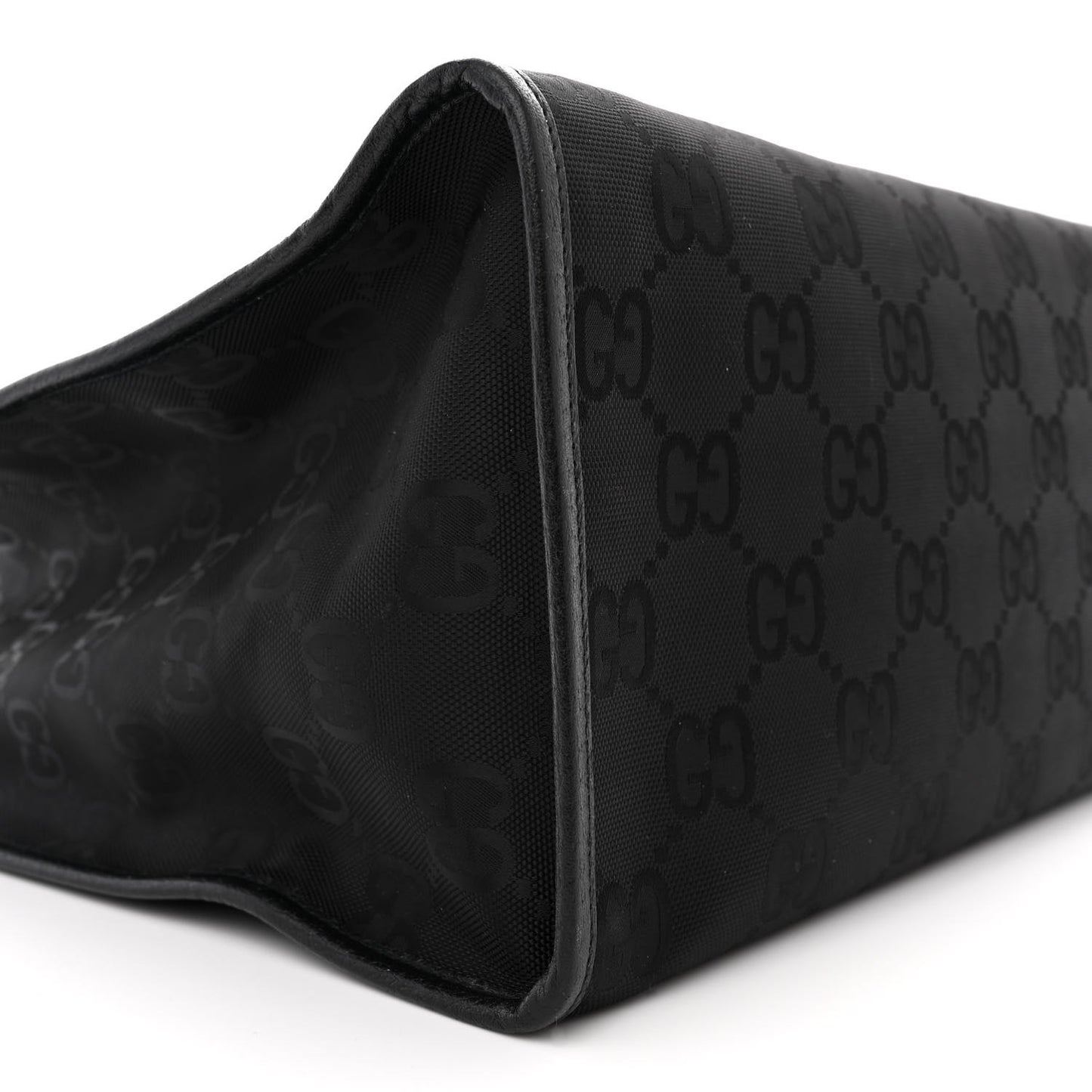 Econyl Nylon Monogram Large Off The Grid Tote Bag Black
