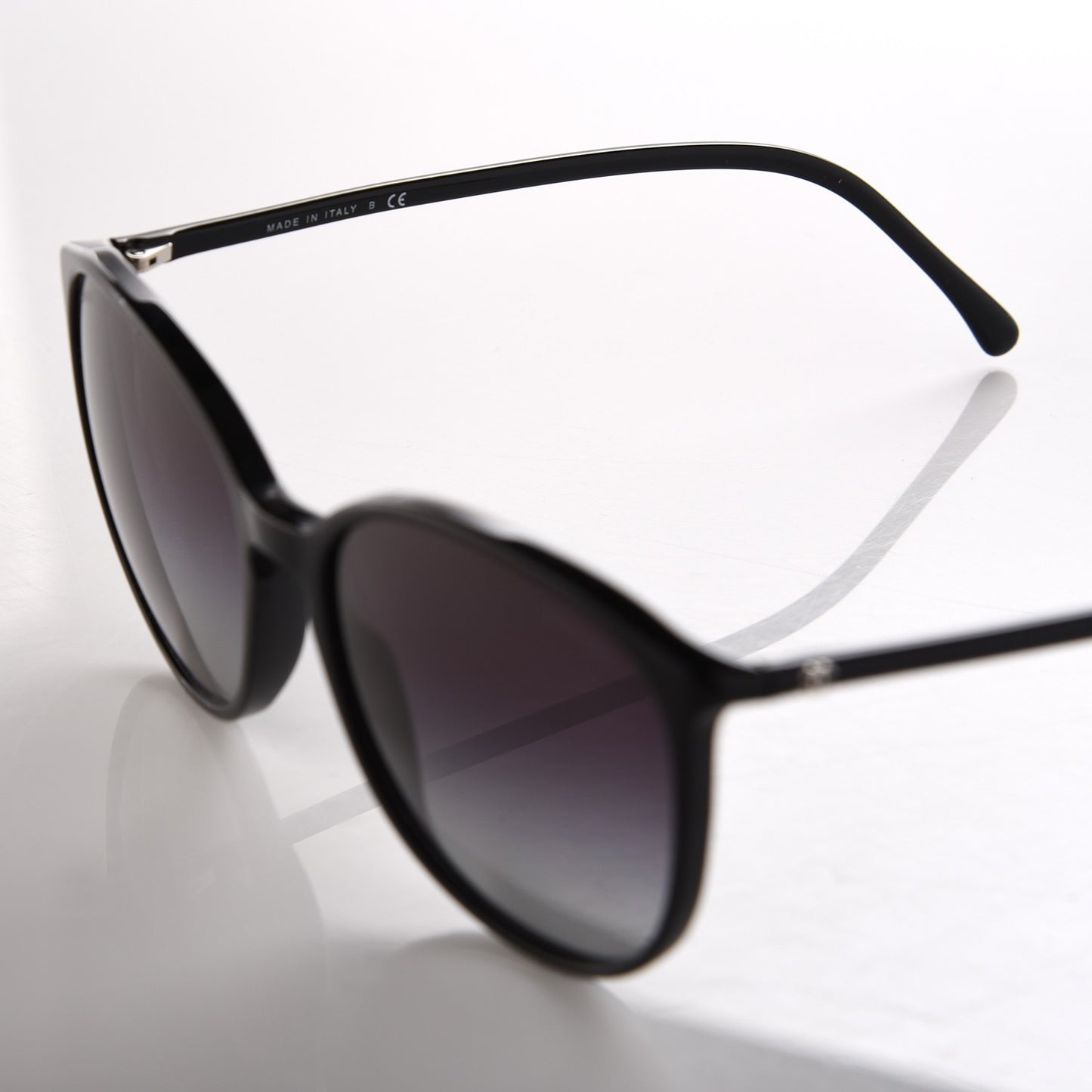 Acetate Round Sunglasses 5278 Black