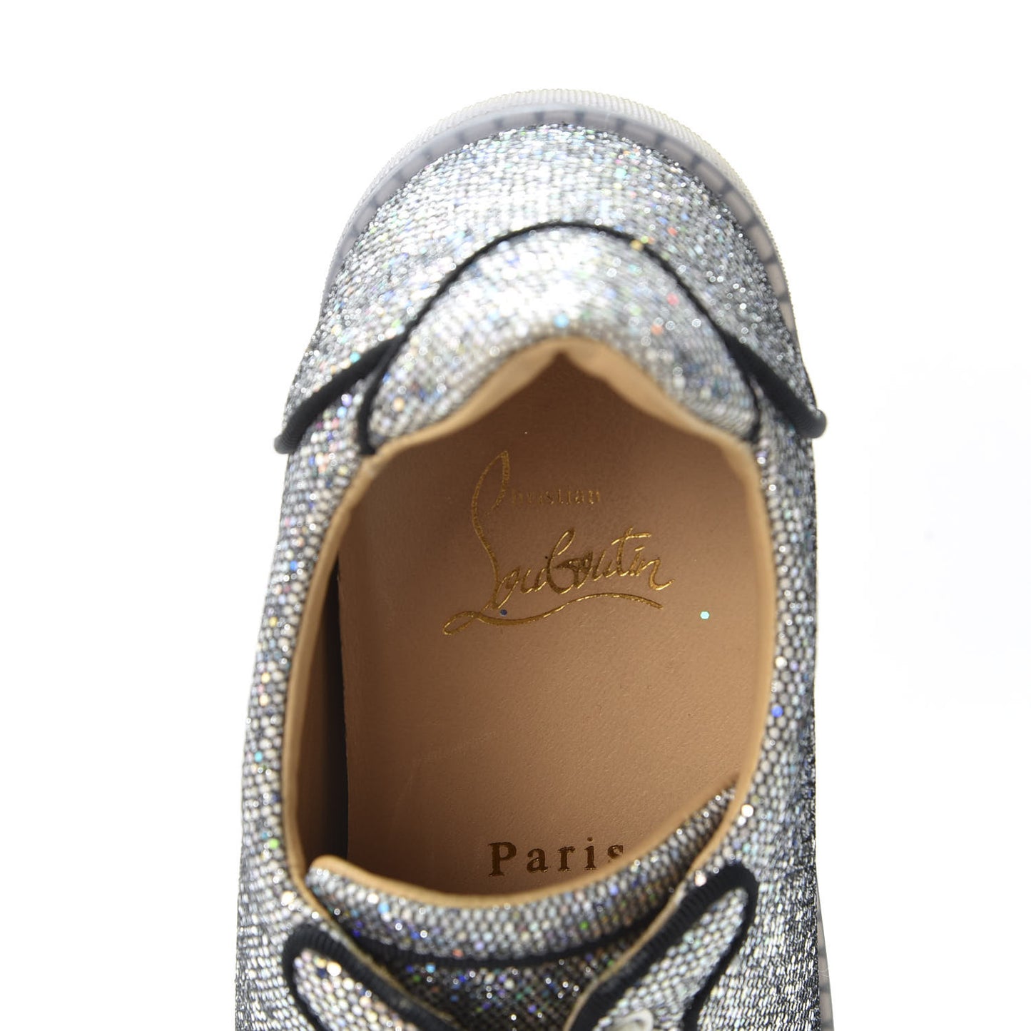 Seava Glitter Disco Ball Flat Sneakers 36 Multicolor