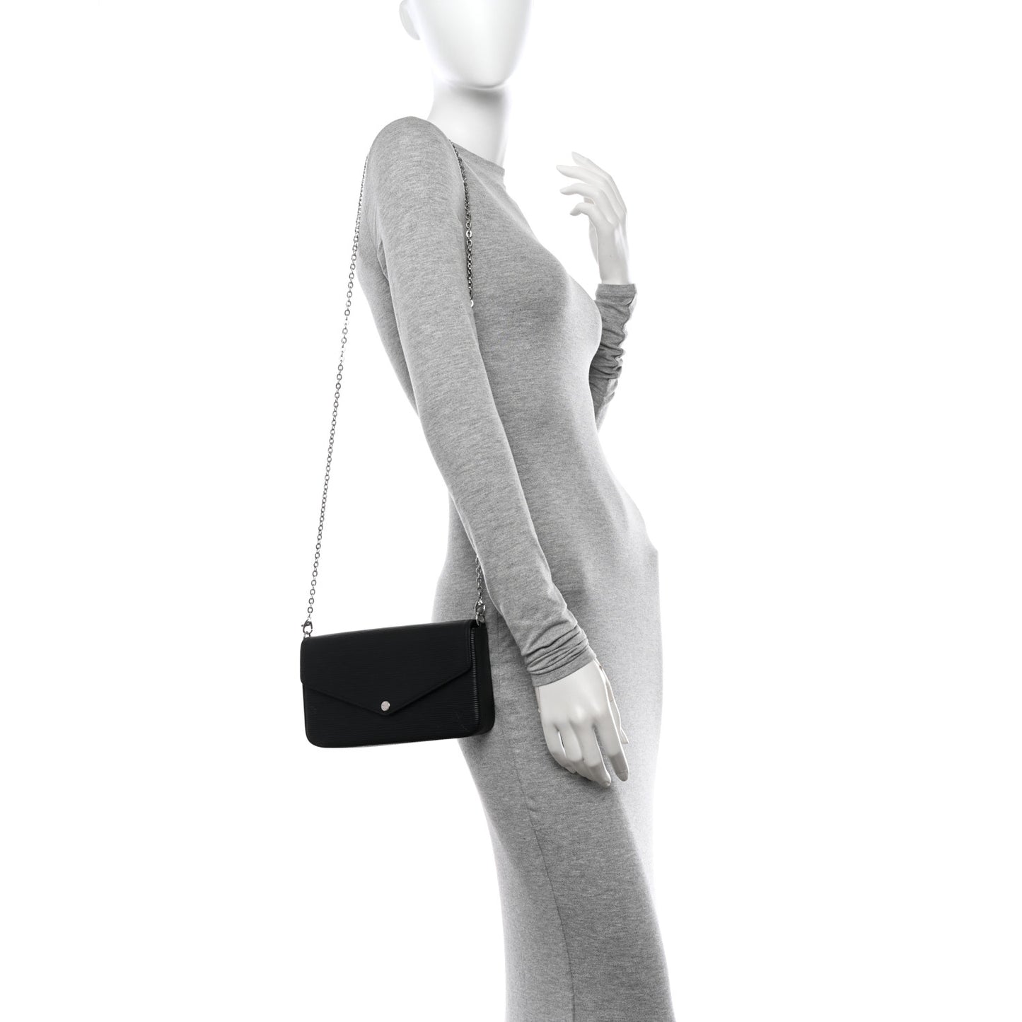Epi Pochette Felicie Black