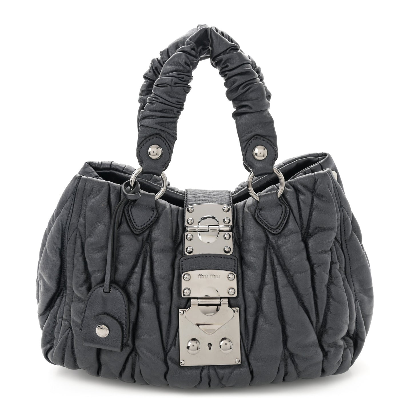 Nappa Matelasse Shopping Tote Black