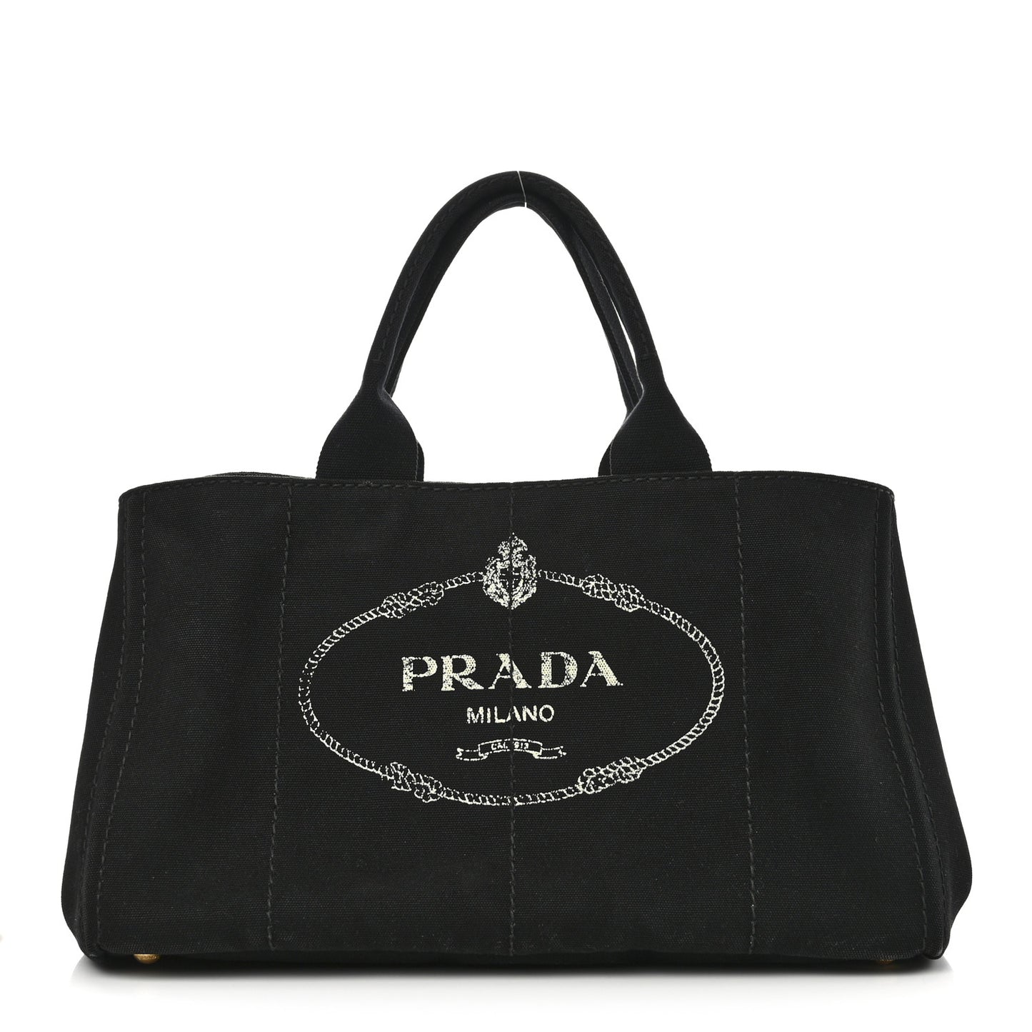 Canvas Large Canapa Logo Tote Black