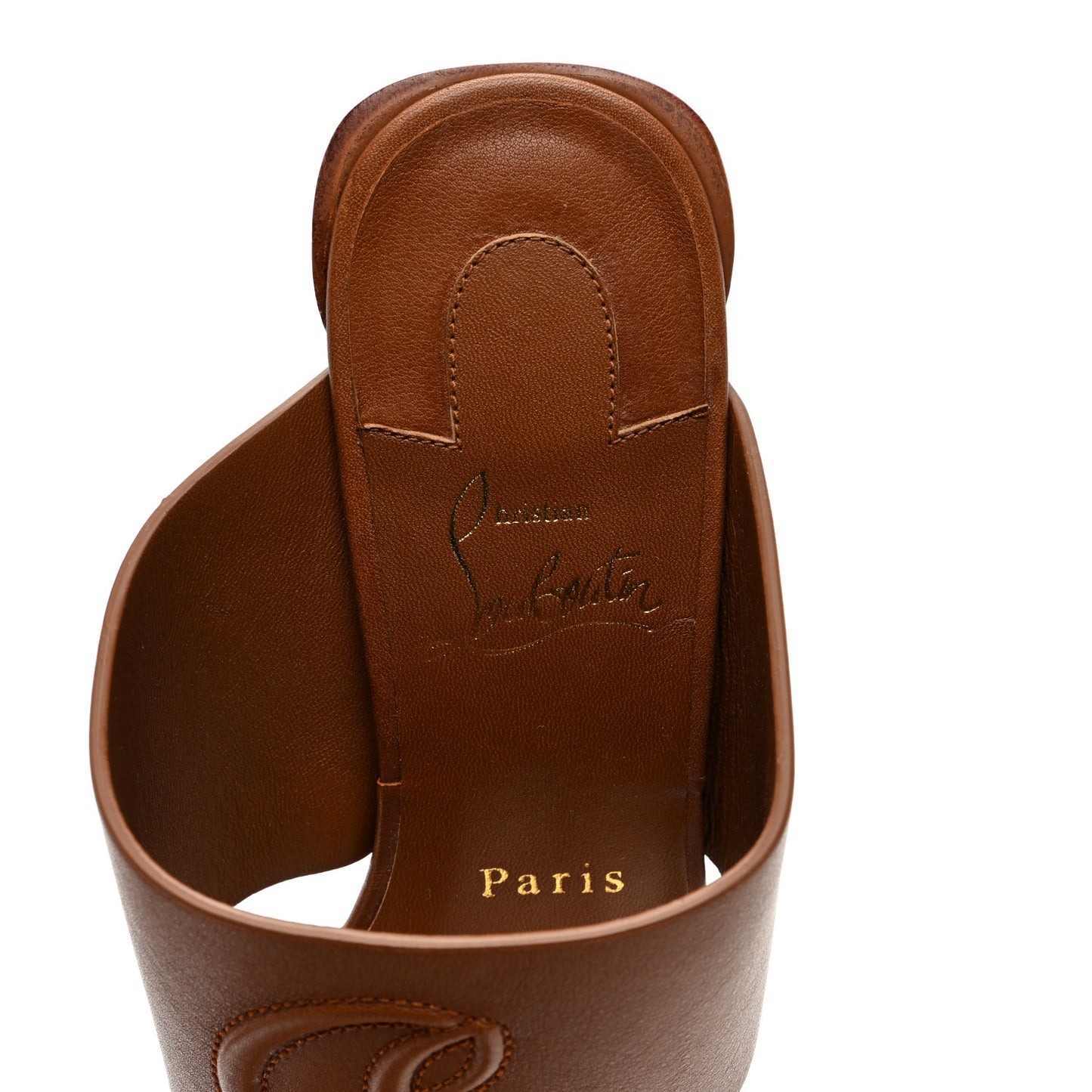 Calfskin CL Tongamule 55 Mule 37 Black