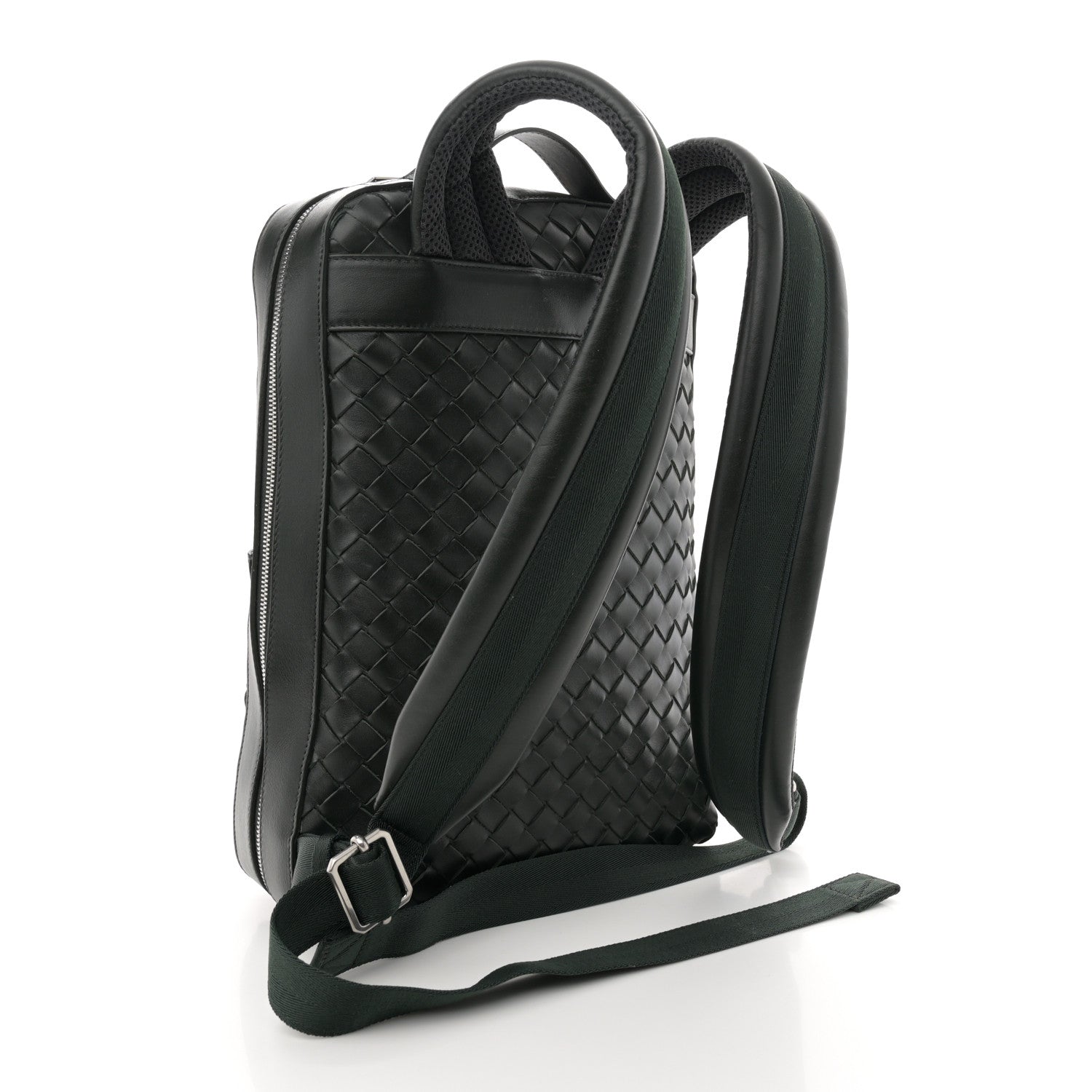 Bottega Veneta Nappa Intrecciato Avenue Backpack Inkwell 3 of 13