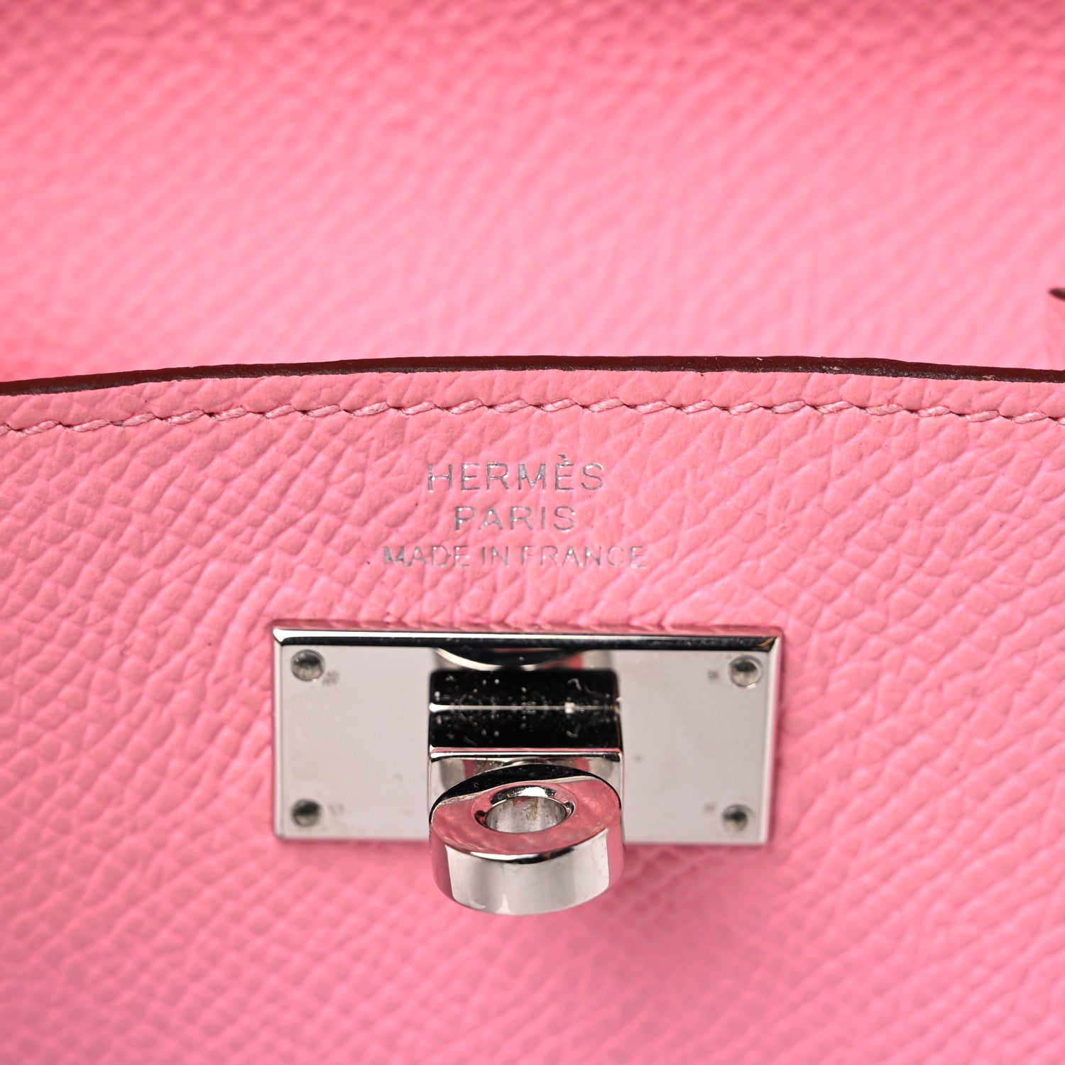 Hermes Epsom Kelly Pocket Compact Wallet Rose Confetti 6 of 7