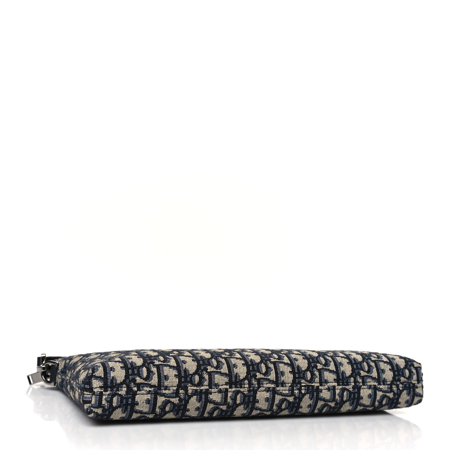 Oblique Pouch Wristlet Blue