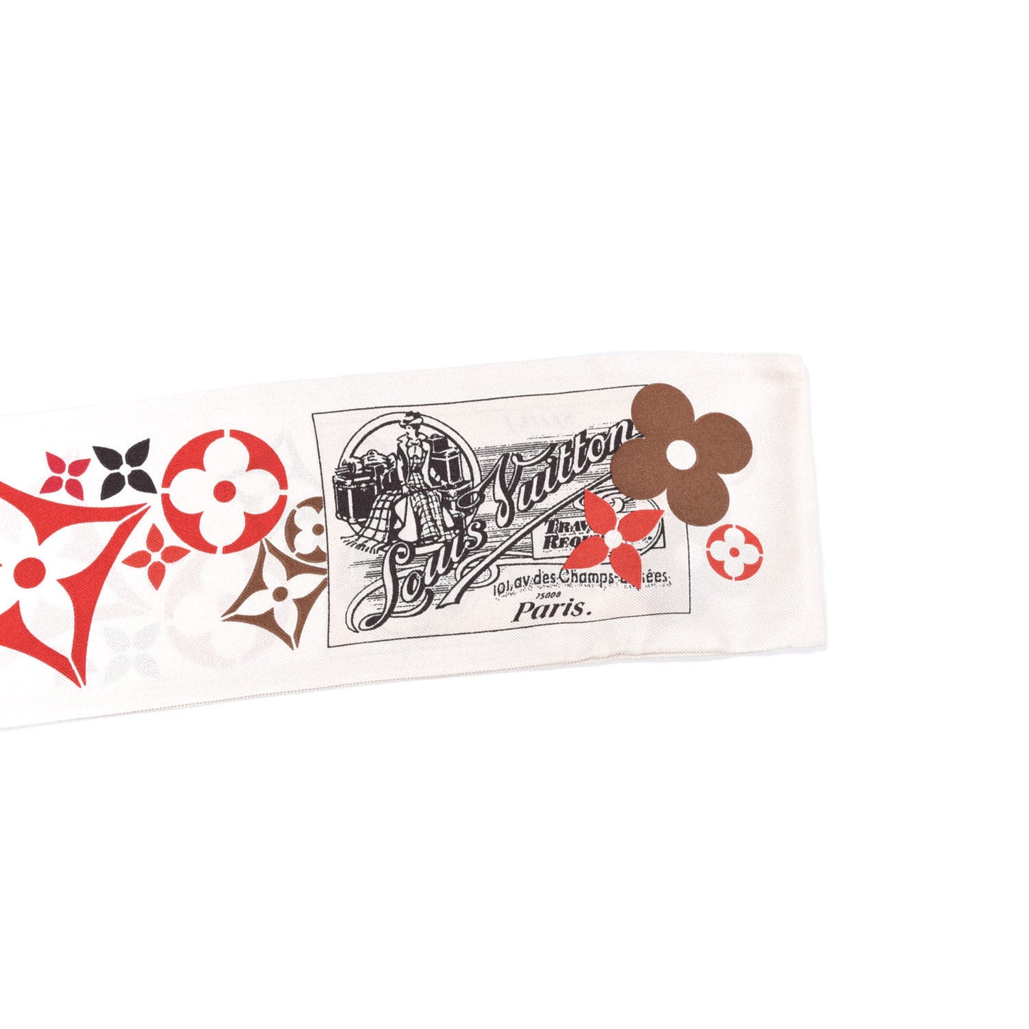 Silk Sweet Flower Bandeau Rouge