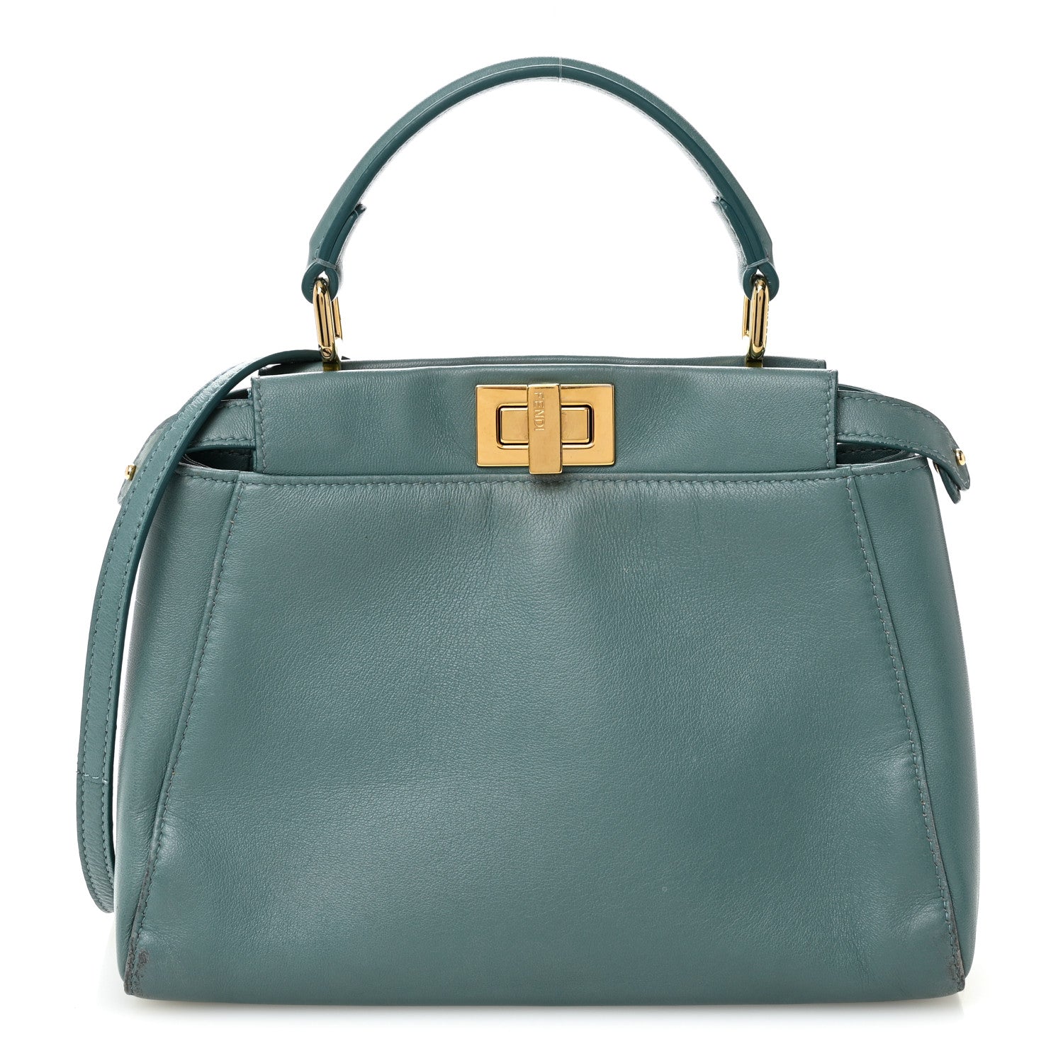 Findif パフボエル Fendi Nappa Mini Peekaboo Iconic Satchel Pound 1778077 – FASHIONPHILE
