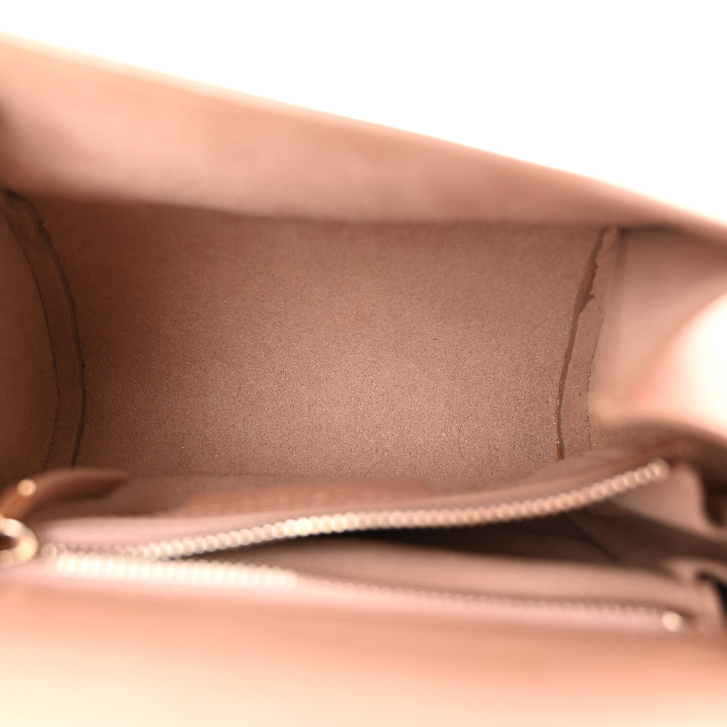 Textured Calfskin Mini Pandora Box Chain Crossbody Bag Old Pink