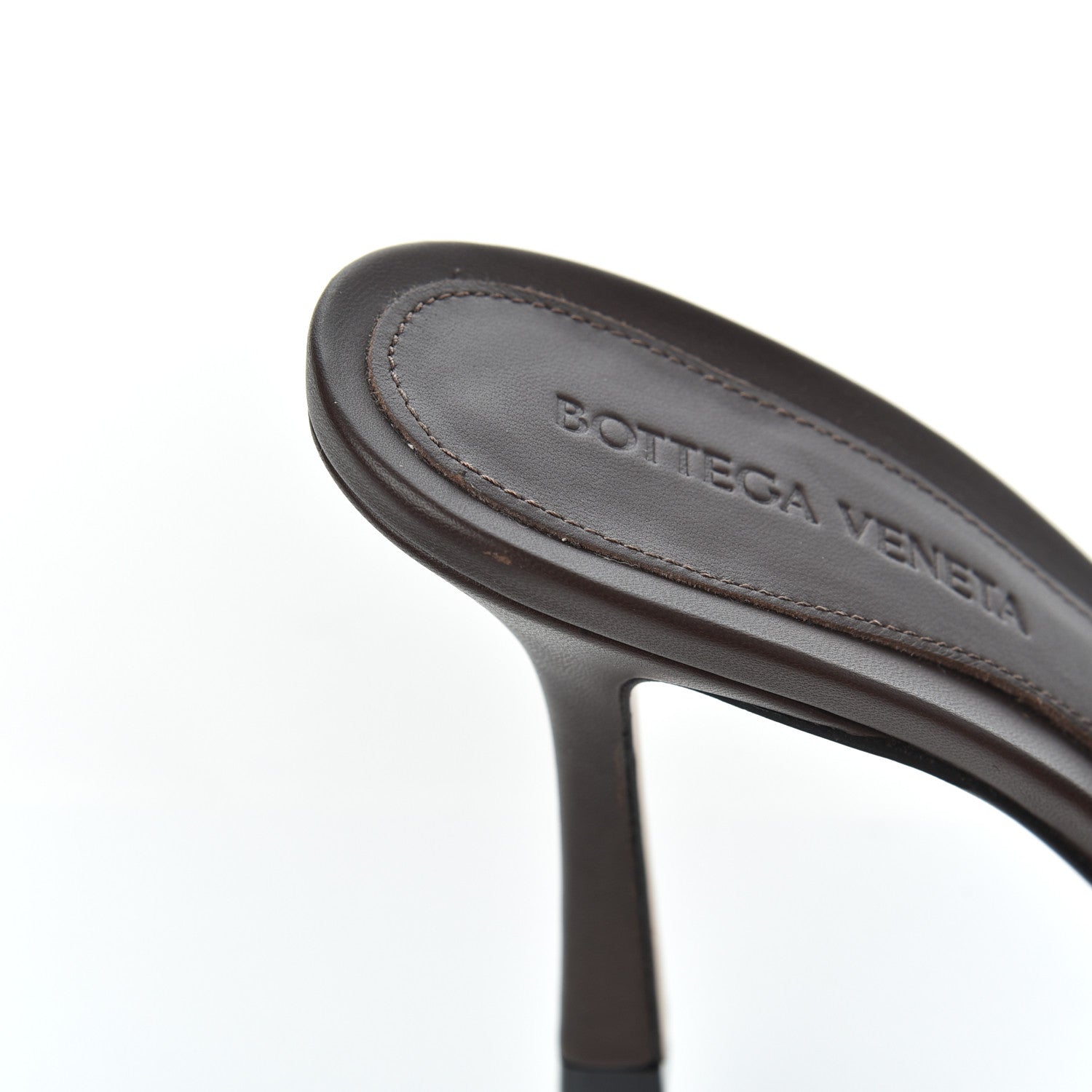 Bottega Veneta Nappa Matelasse Padded Mule Sandals 38 Chocolate 11 of 12