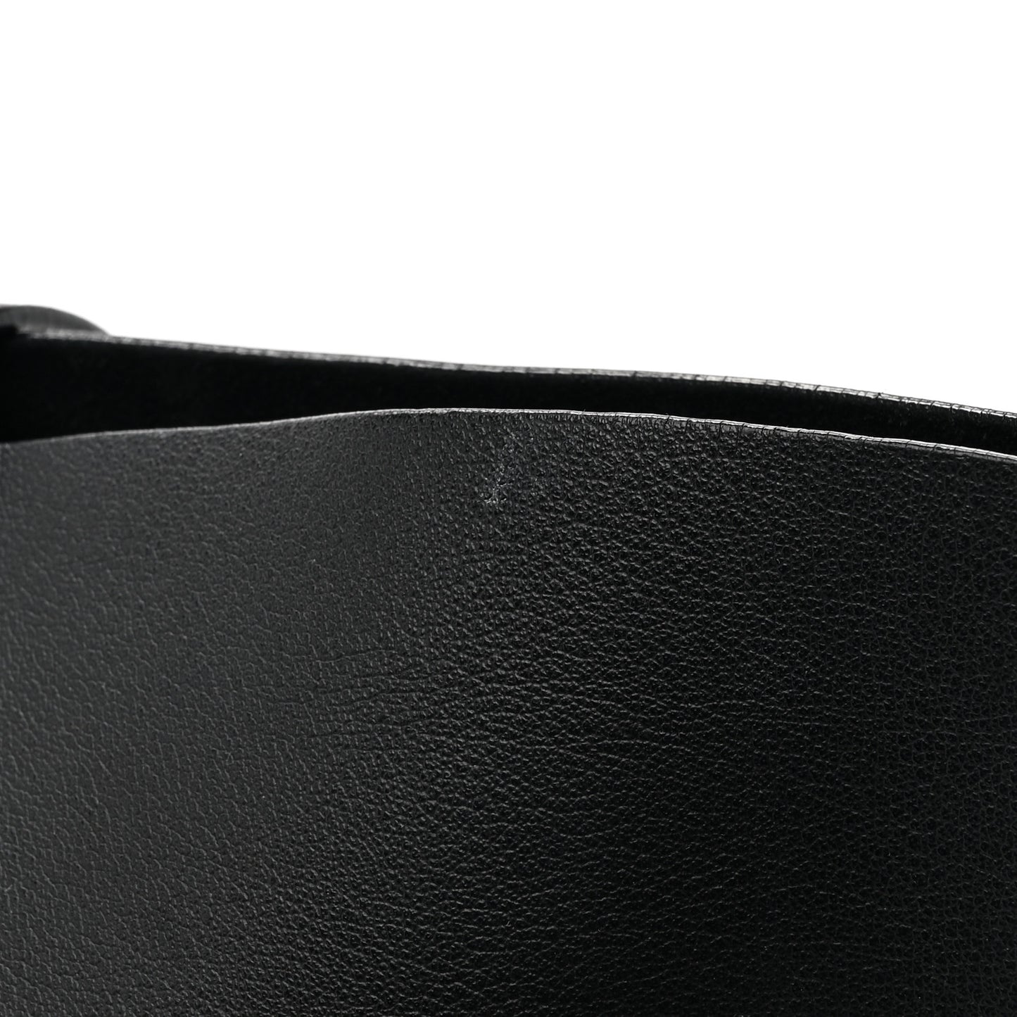 Calfskin Large Shopping Tote Black