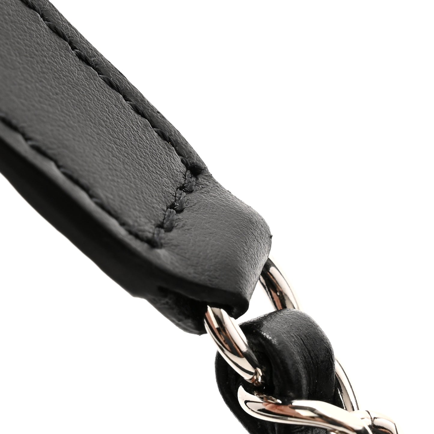 Calfskin Quilted CC Uniform Flap Belt Bag Black