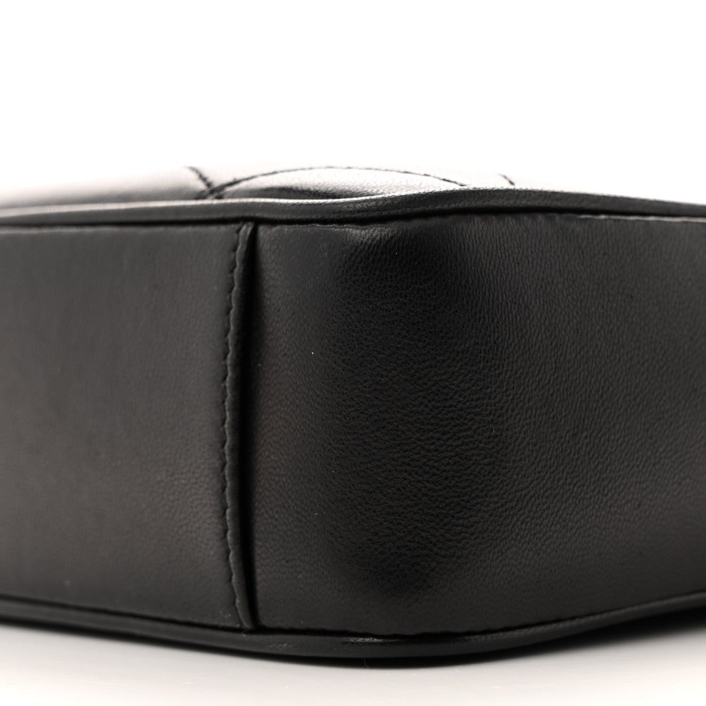 Lambskin Quilted Le Maillon Chain Strap Crossbody Black