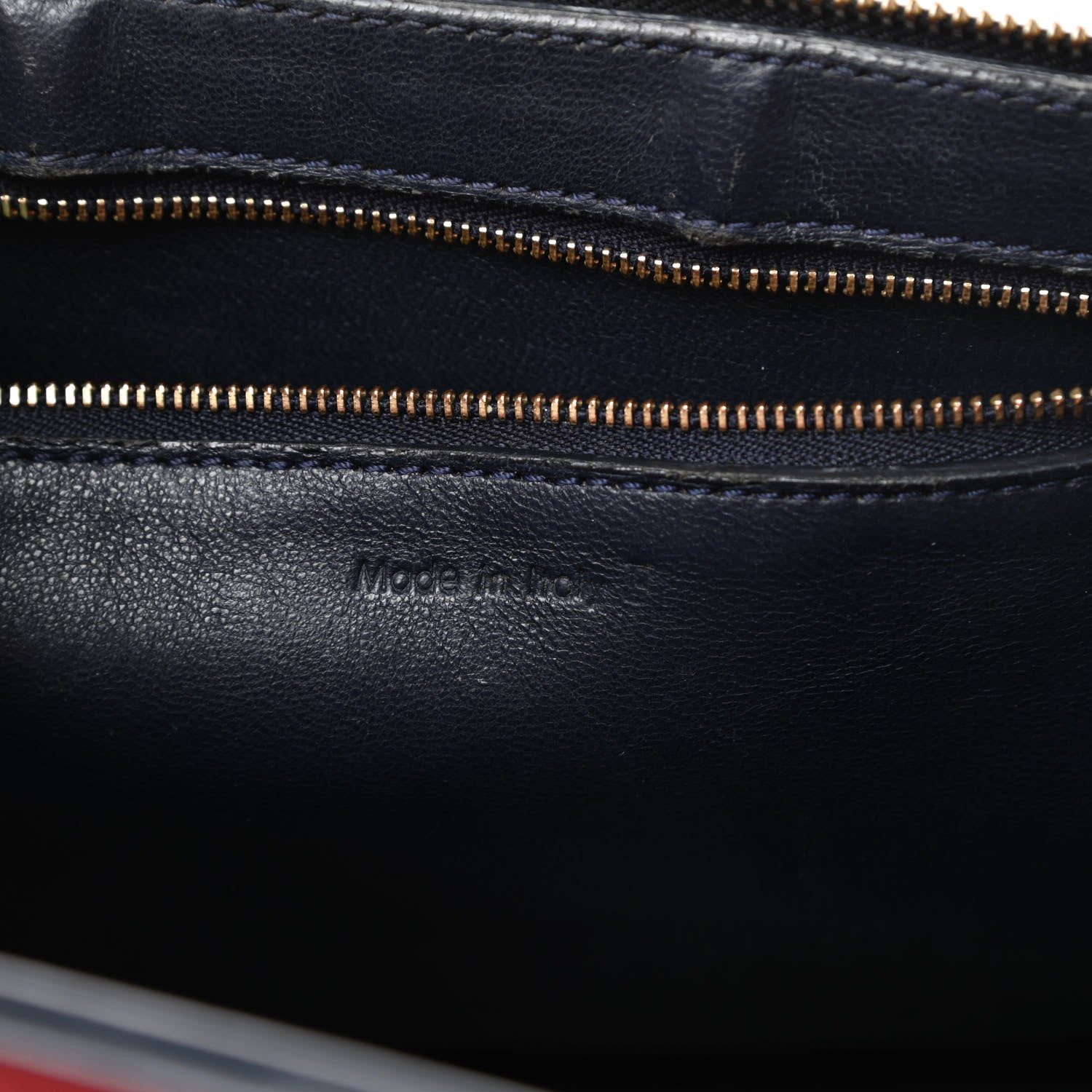 Celine Smooth Calfskin Medium Edge Shoulder Bag Red 7 of 24