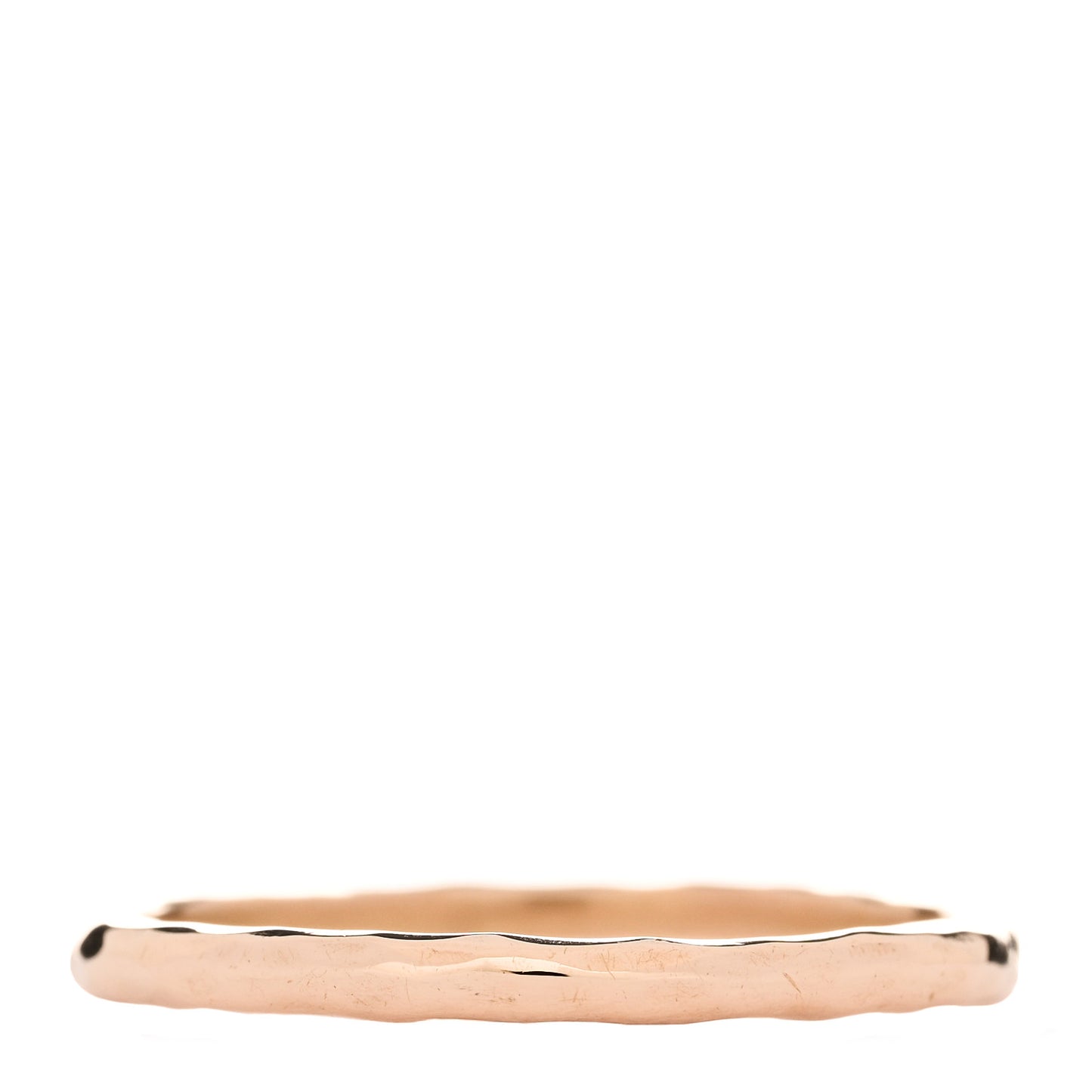 18K Rose Gold Paloma Picasso Hammered Ring 54 7