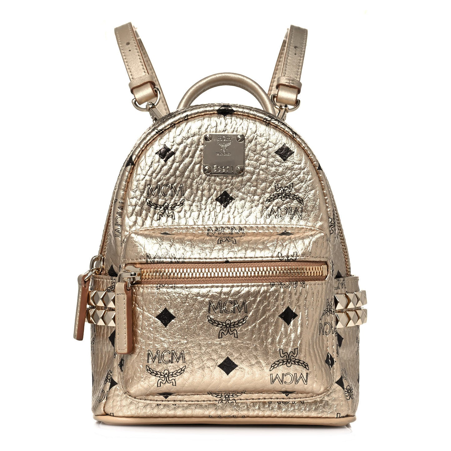 Visetos Side Stud X-Mini Stark Backpack Berlin Gold