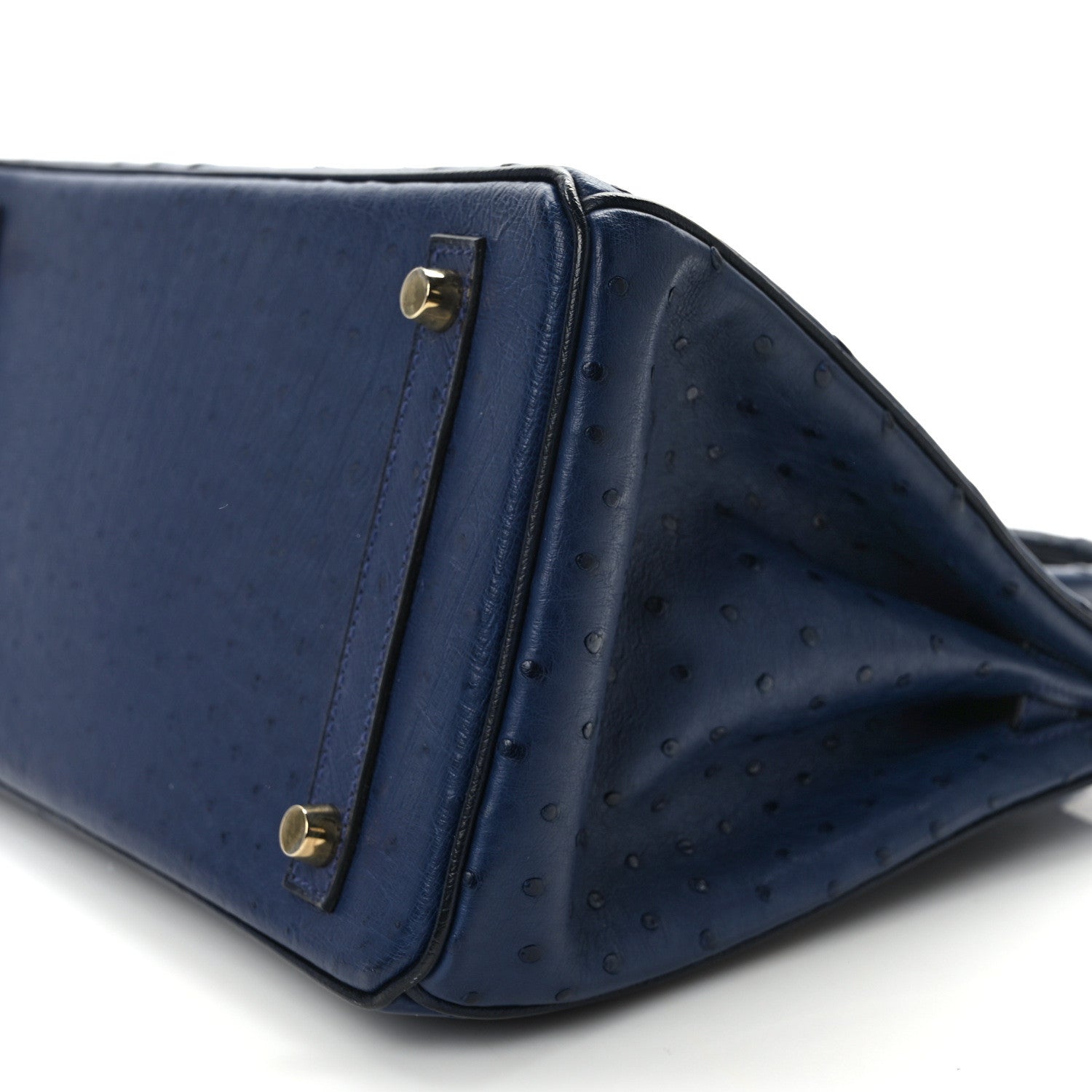 Hermes Ostrich Birkin 30 Bleu Iris 10 of 14