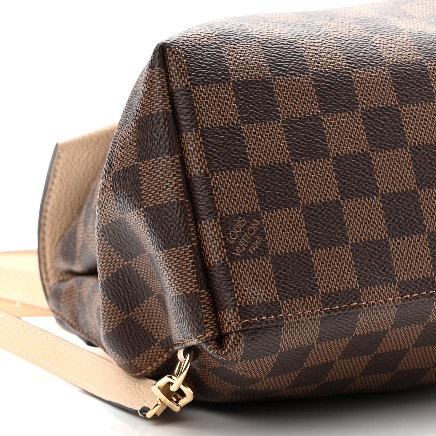 Damier Ebene Clapton Backpack Creme