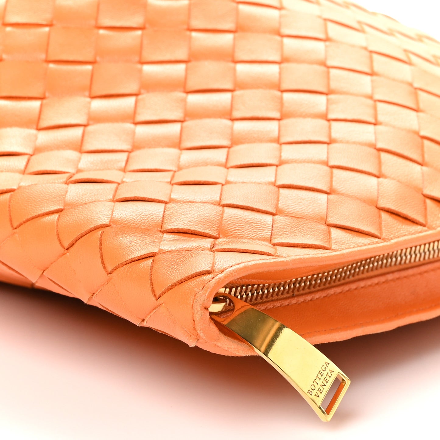 Nappa Intrecciato BV Twist Orange