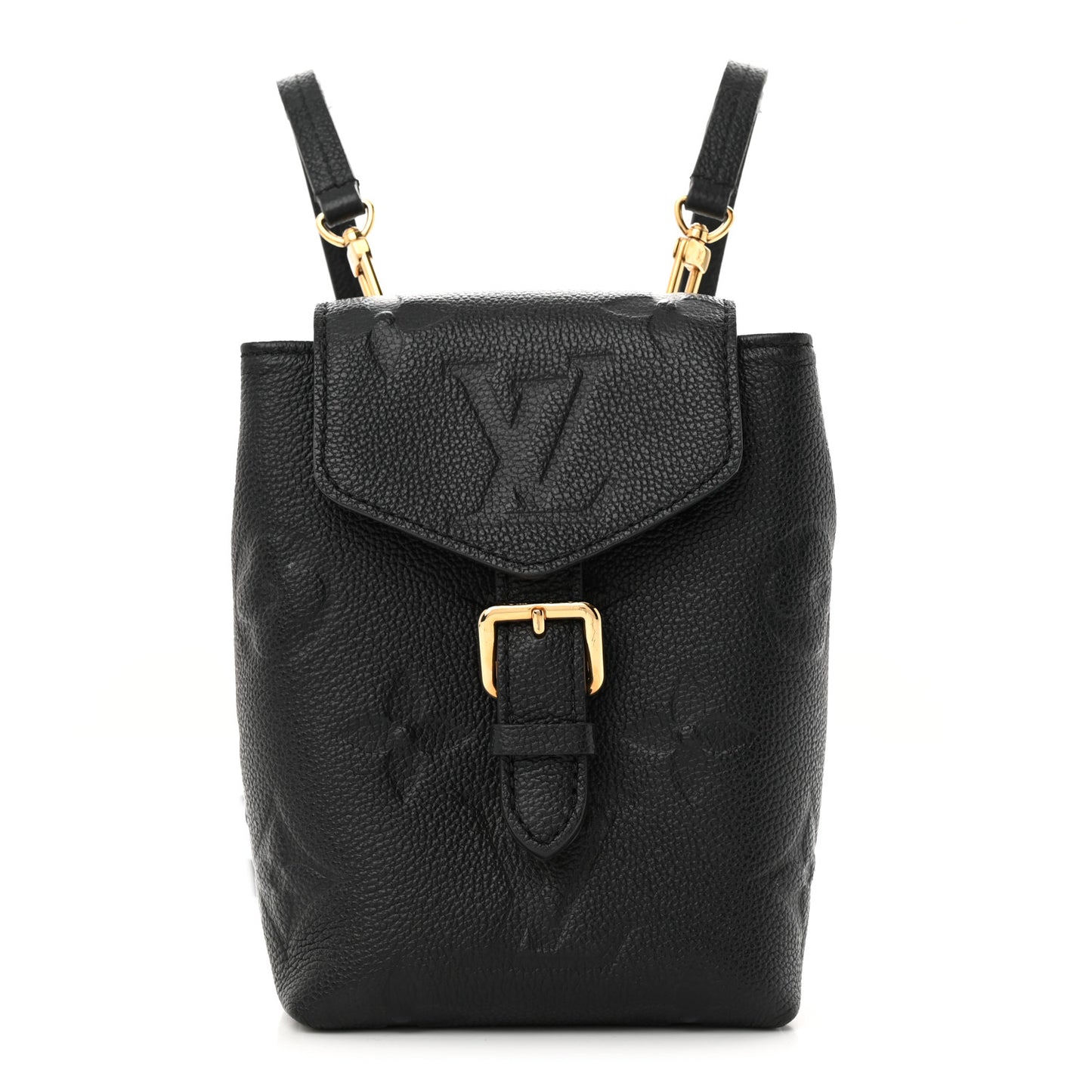 Empreinte Monogram Giant Tiny Backpack Black