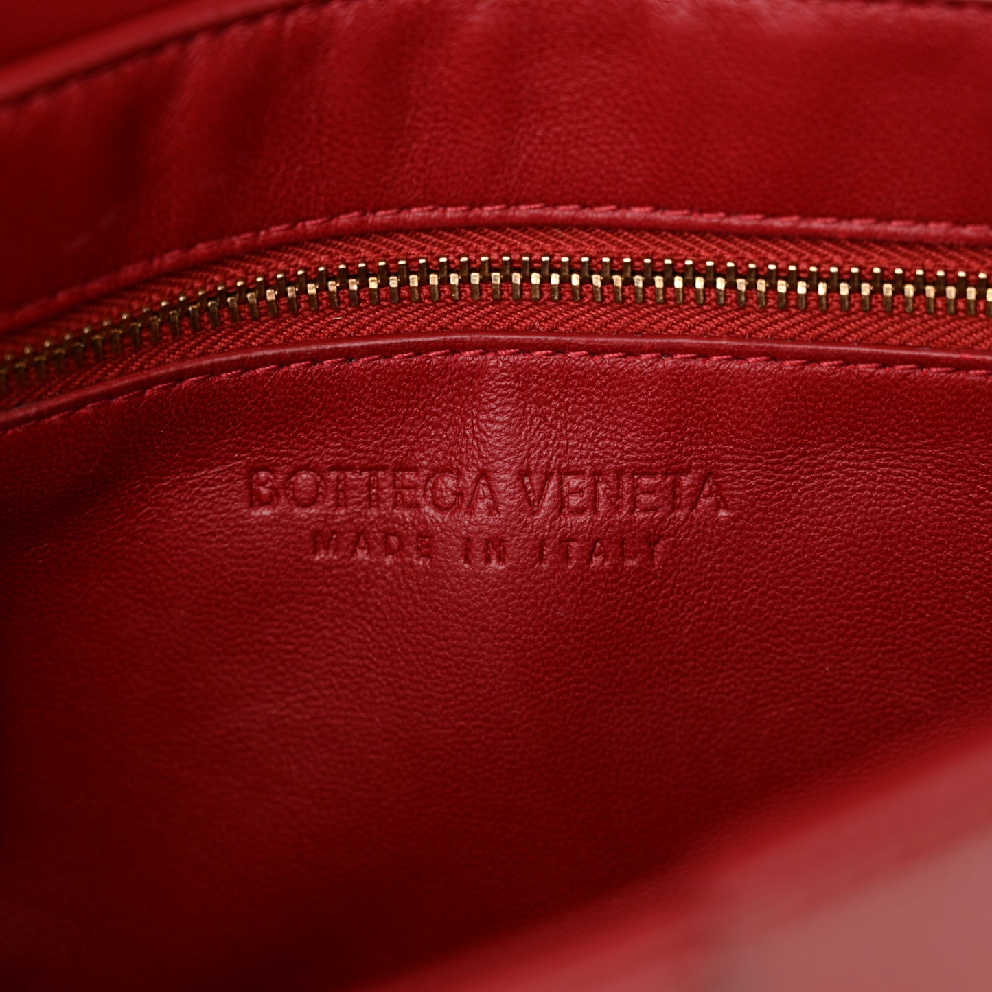 Patent Maxi Intrecciato Cassette Crossbody Bag Red