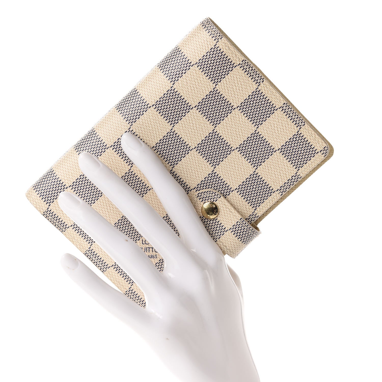 Louis Vuitton Damier Azur Small Ring Agenda Cover 2 of 9