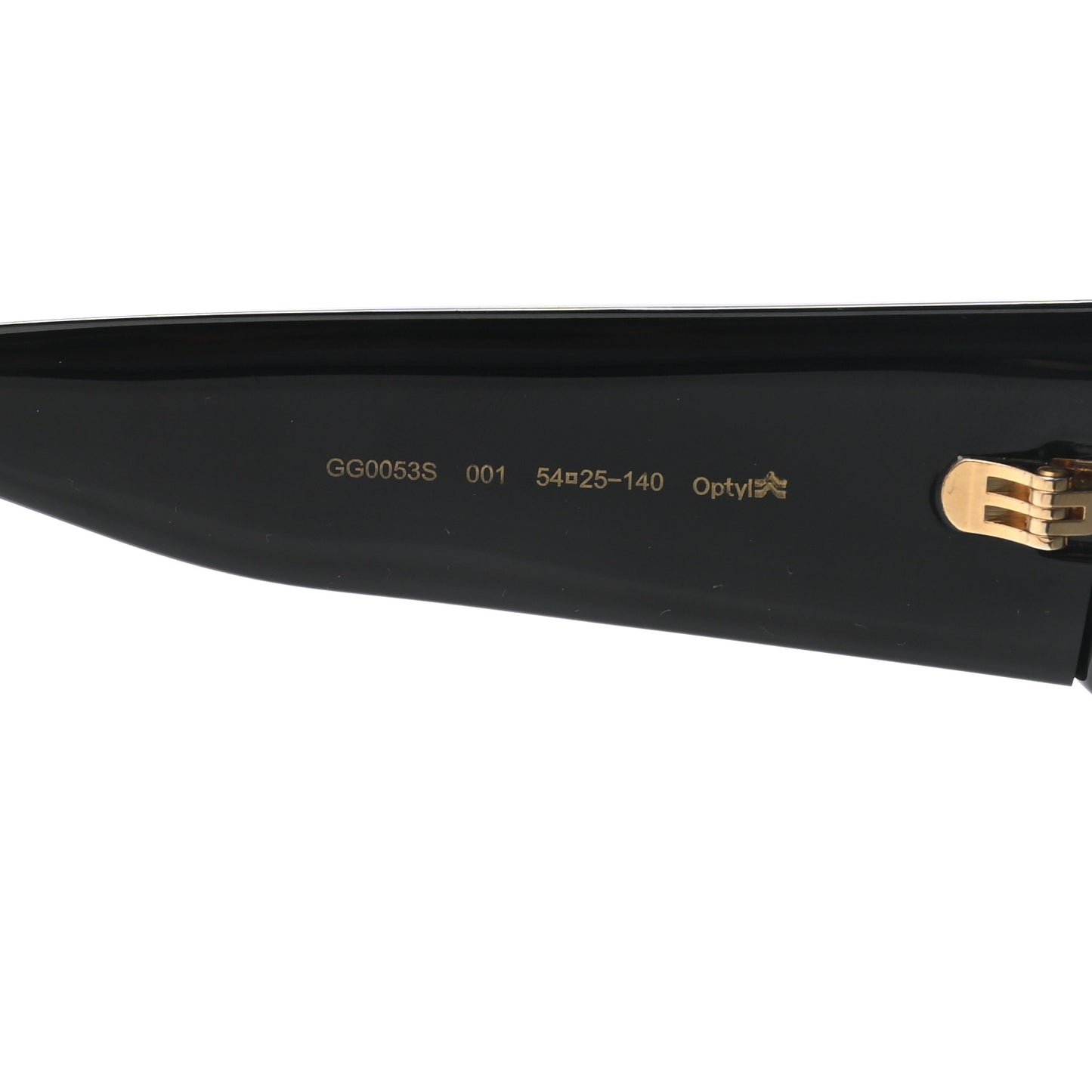 Acetate Square Frame Sunglasses GG0053S Black