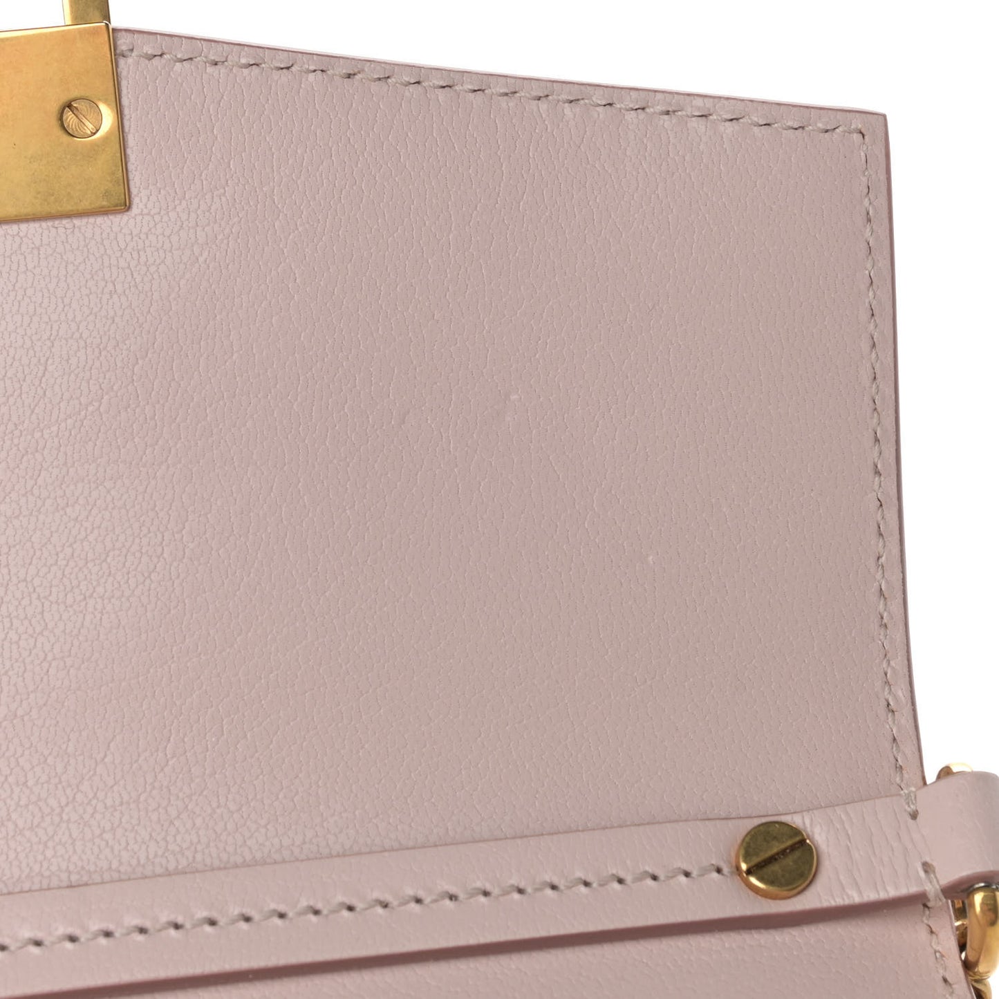 Goatskin Quilted Small GV3 Shoulder Bag Pale Pink