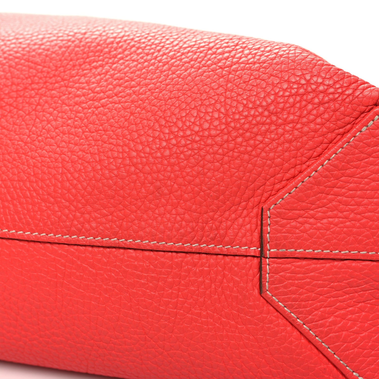 Hermes Taurillon Clemence Double Sens 36 Reversible Tote Peony Sanguine 16 of 16