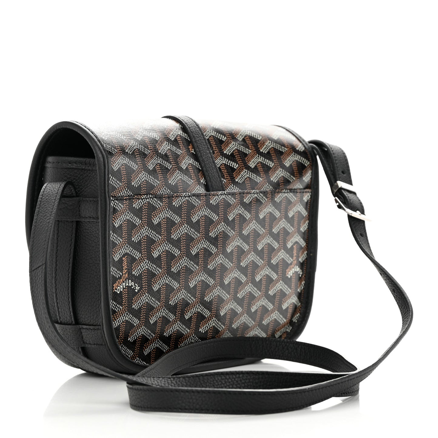 Goyardine Belvedere II PM Messenger Bag Black