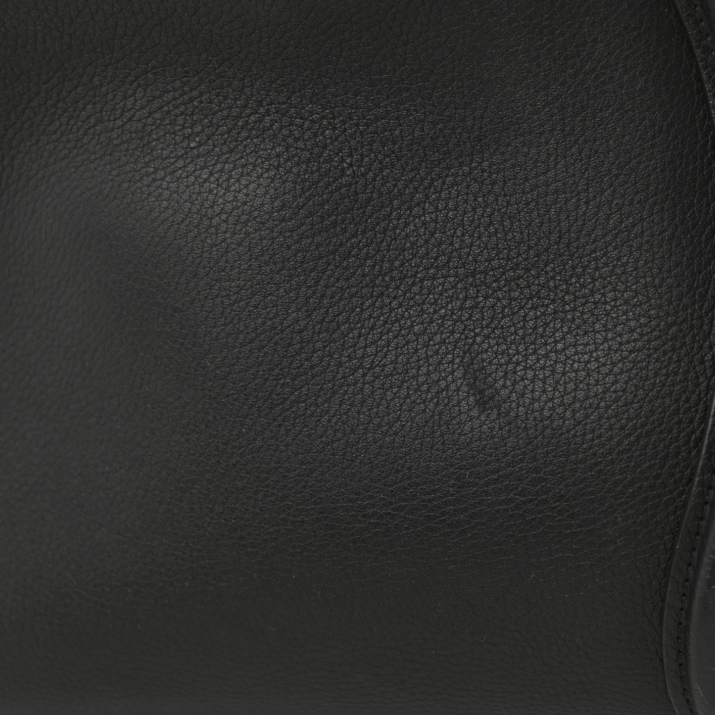 Drummed Calfskin Mini Luggage Black