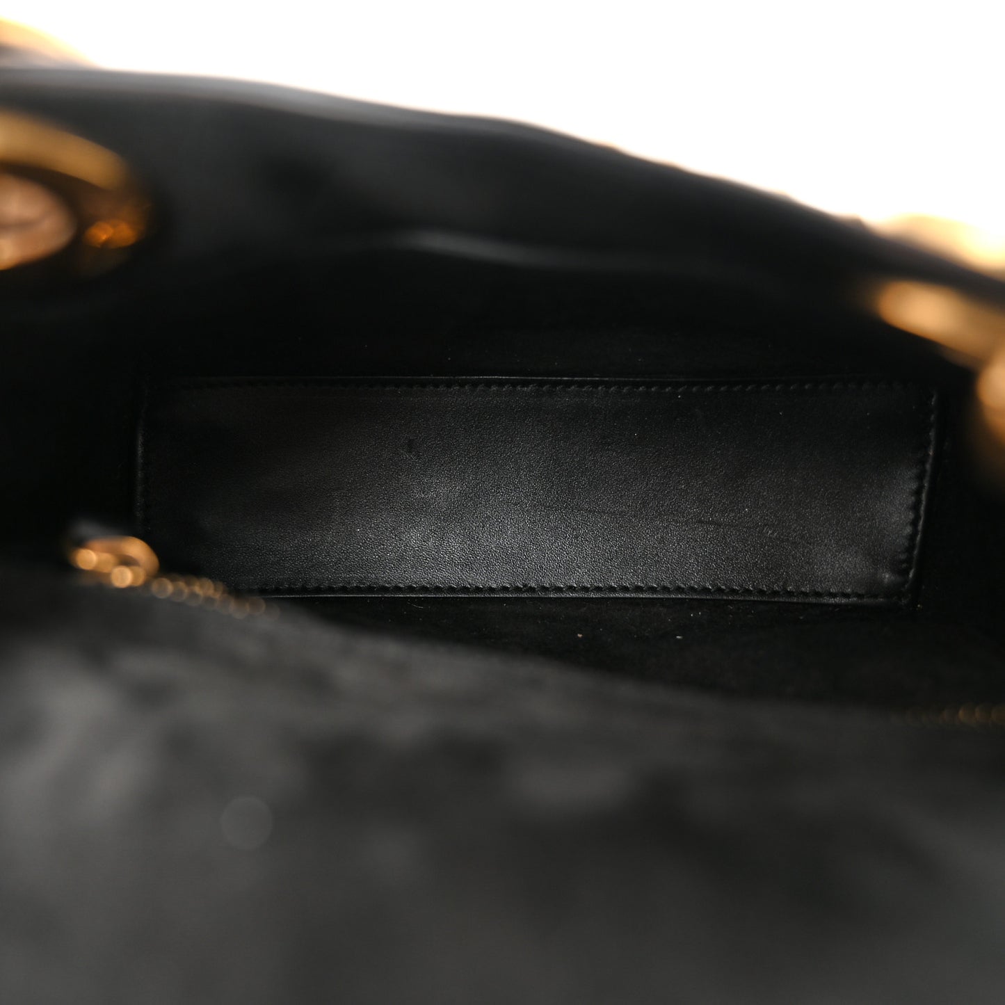 Lambskin Studded Mini Supple Lady Dior Black