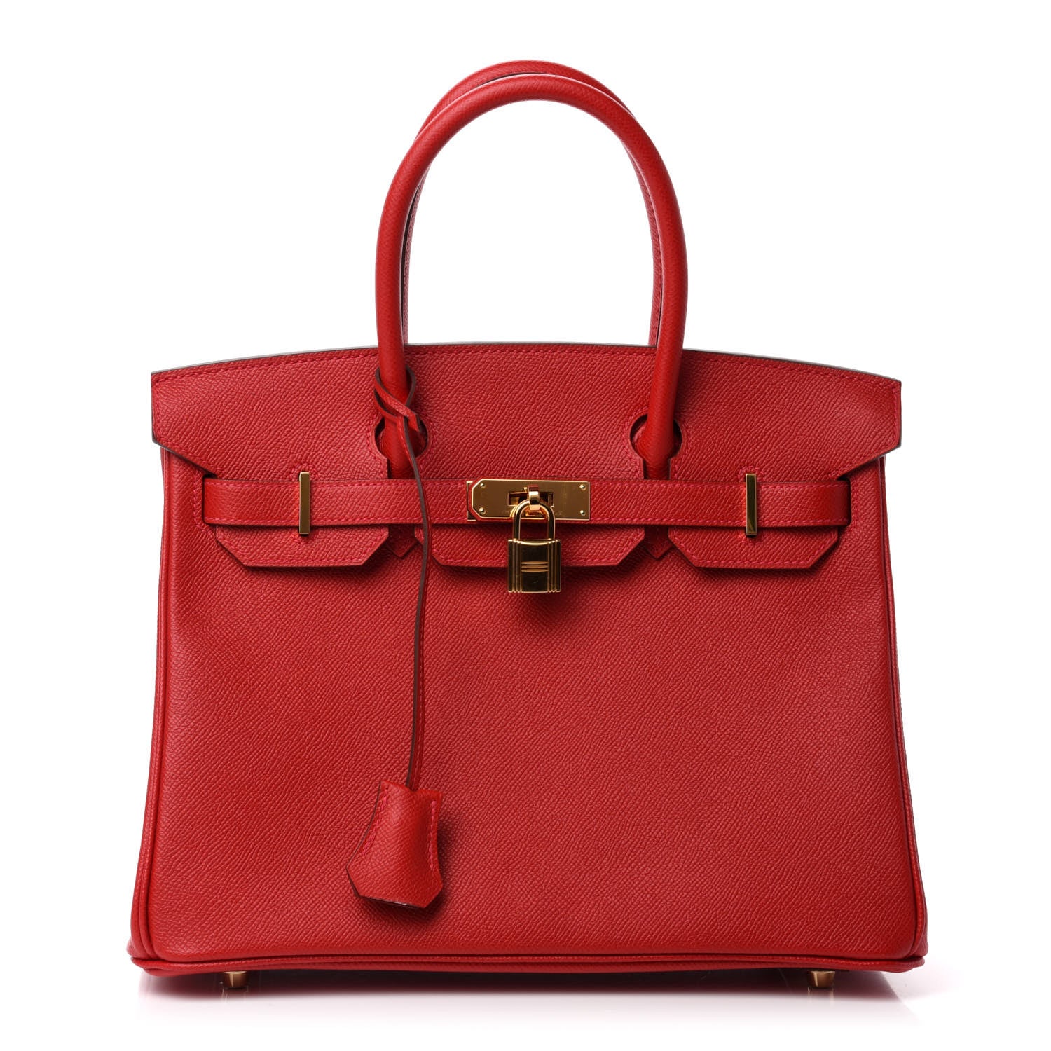 Hermes Epsom Birkin 30 Rouge Casaque 1 of 11