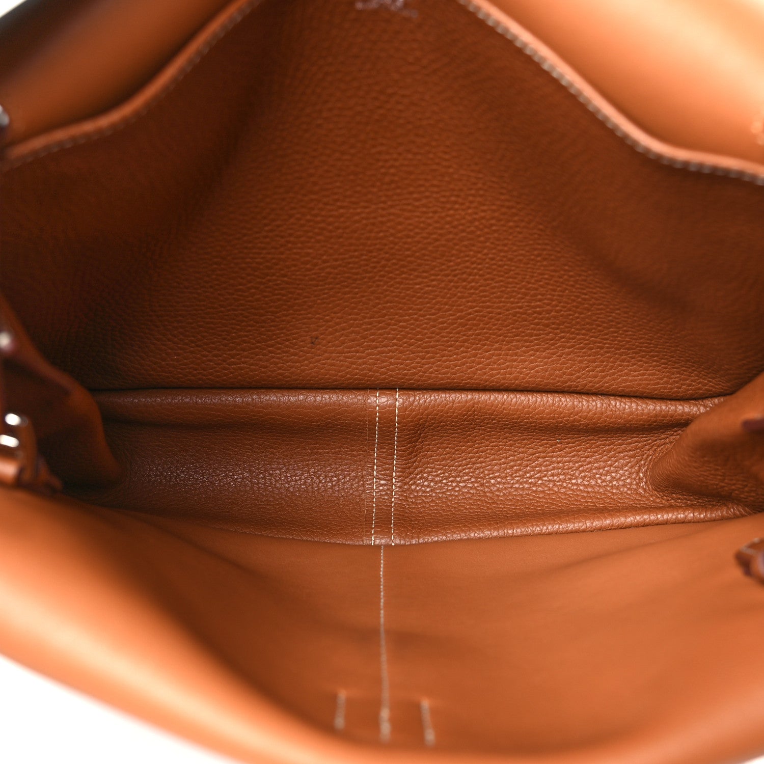 Hermes Taurillon Clemence Halzan 31 Gold 5 of 12