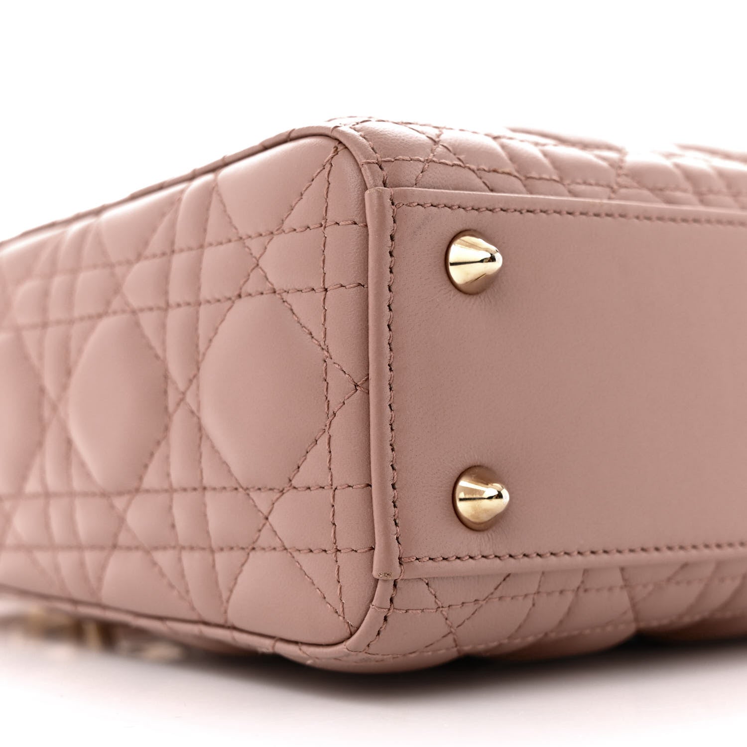 Christian Dior Lambskin Cannage Small My ABCDior Lady Dior Fard 9 of 12
