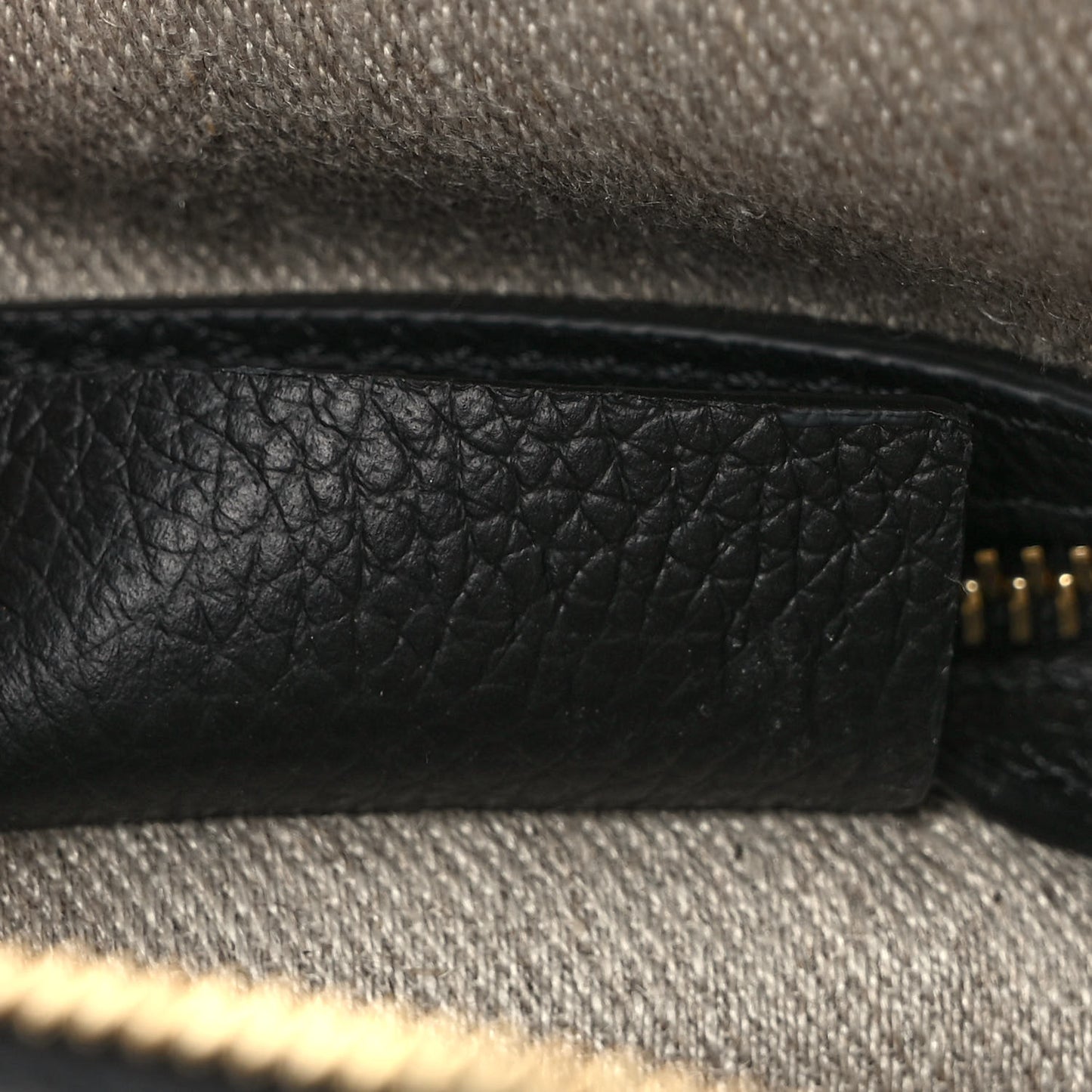 Calfskin Small Marcie Satchel Black
