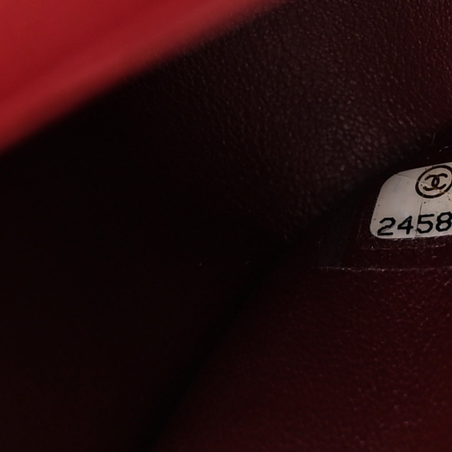 Caviar Quilted Mini Rectangular Flap Burgundy