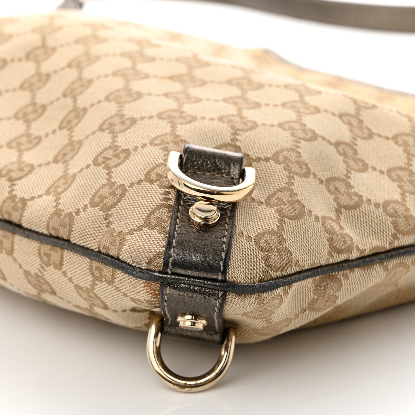 Monogram Abbey Messenger Bag Pewter