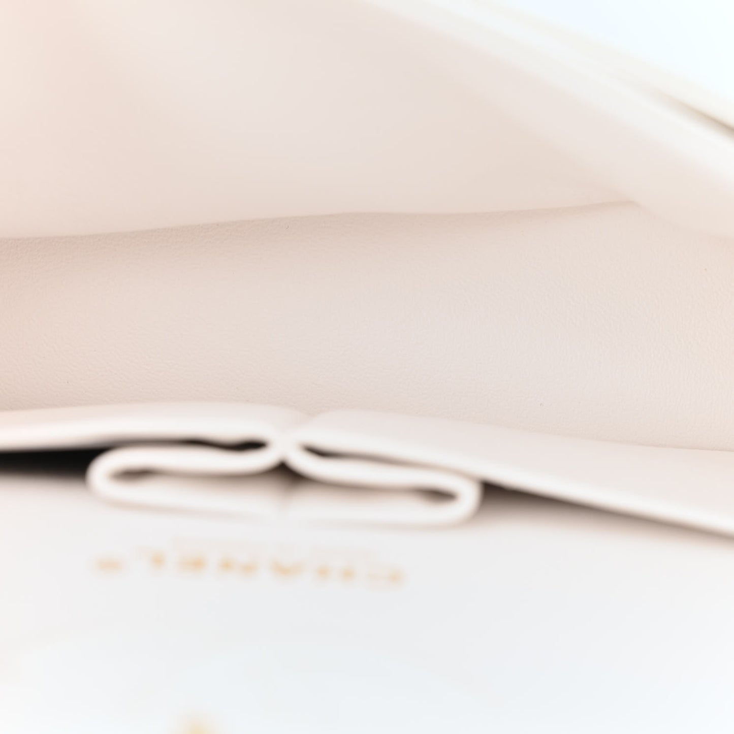 Caviar Quilted Small Double Flap White