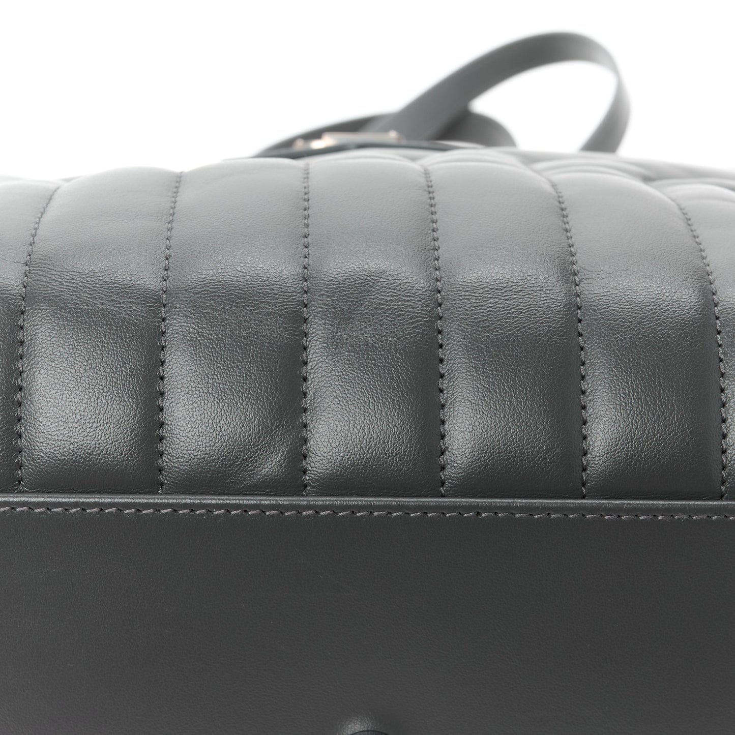 Calfskin Y Quilted Monogram Large Loulou Shopper Fog
