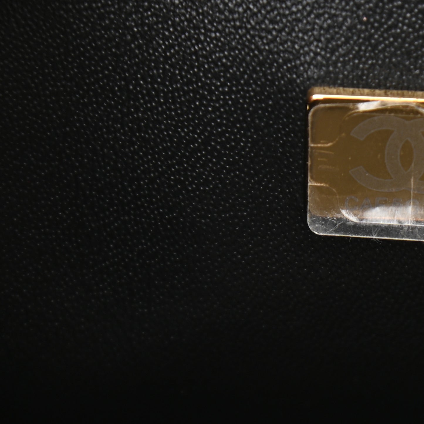 Aged Calfskin Crystal Charms 2.55 Reissue 225 Flap Black