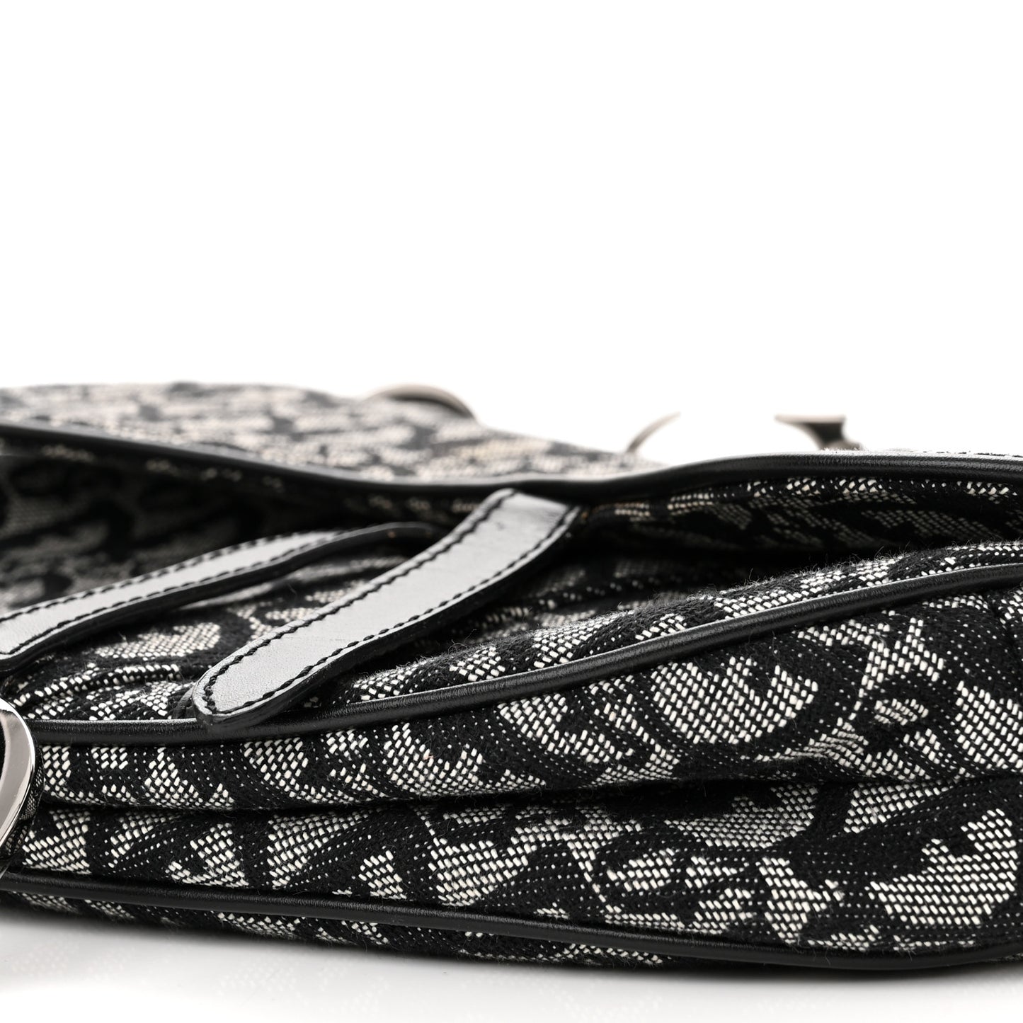 Monogram Saddle Bag Black