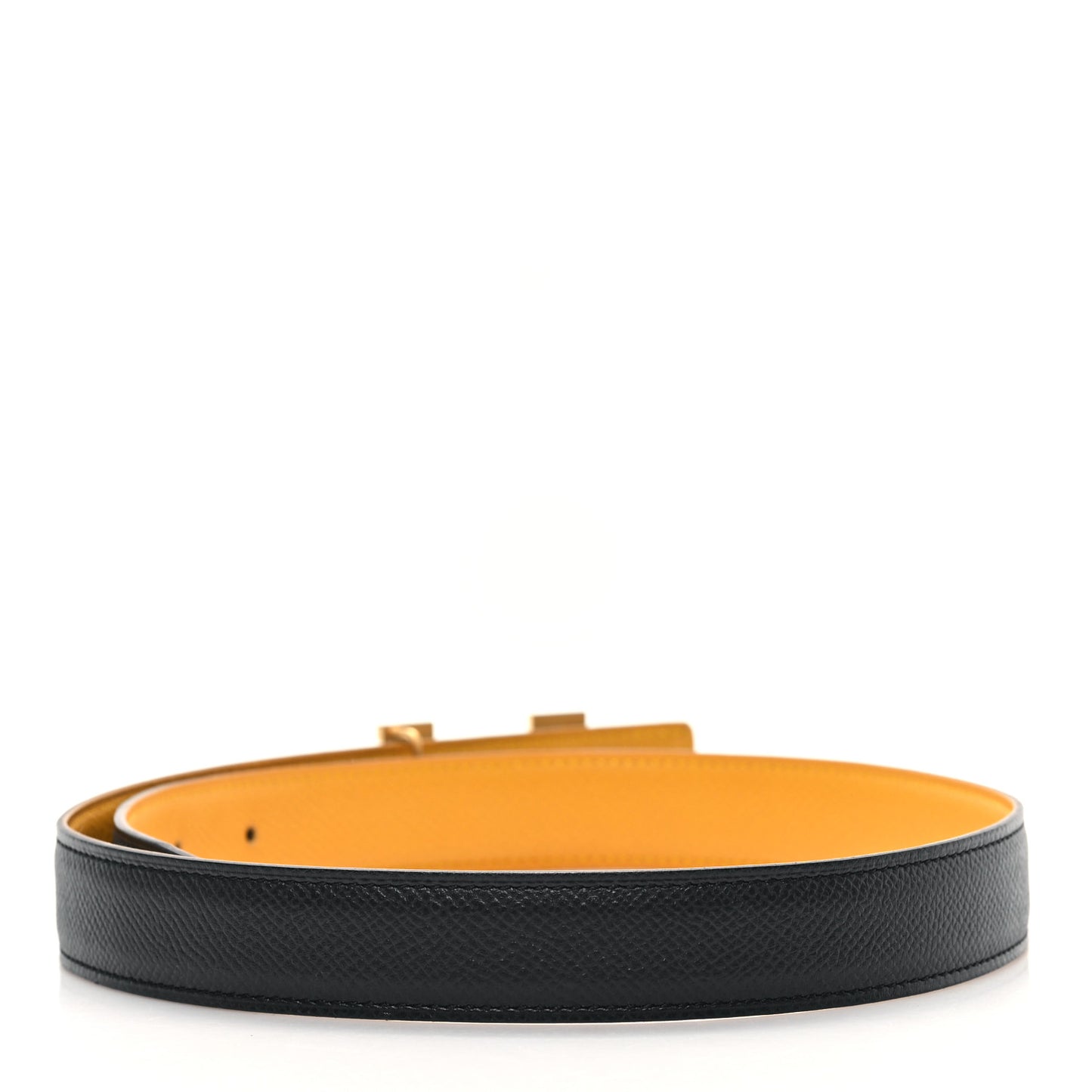 Courchevel 24mm Mini Constance H Belt 65 Jaune Bleu Marine