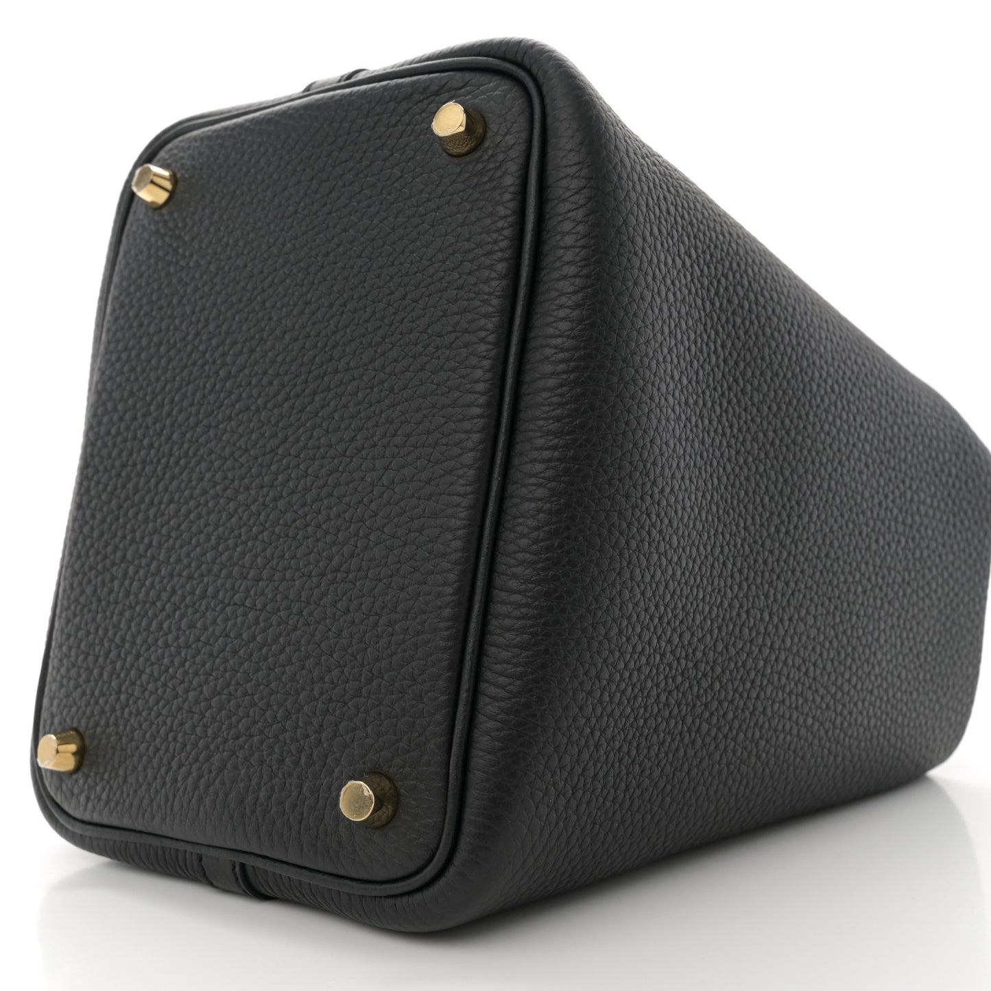 Taurillon Clemence Picotin Lock 18 PM Black