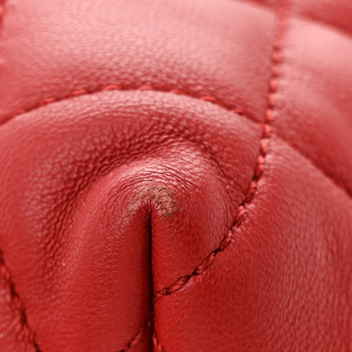 Lambskin Quilted Urban Delight Tote Red