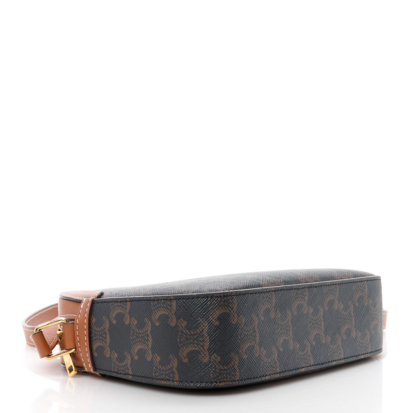 Triomphe Canvas Small Camera Bag Tan